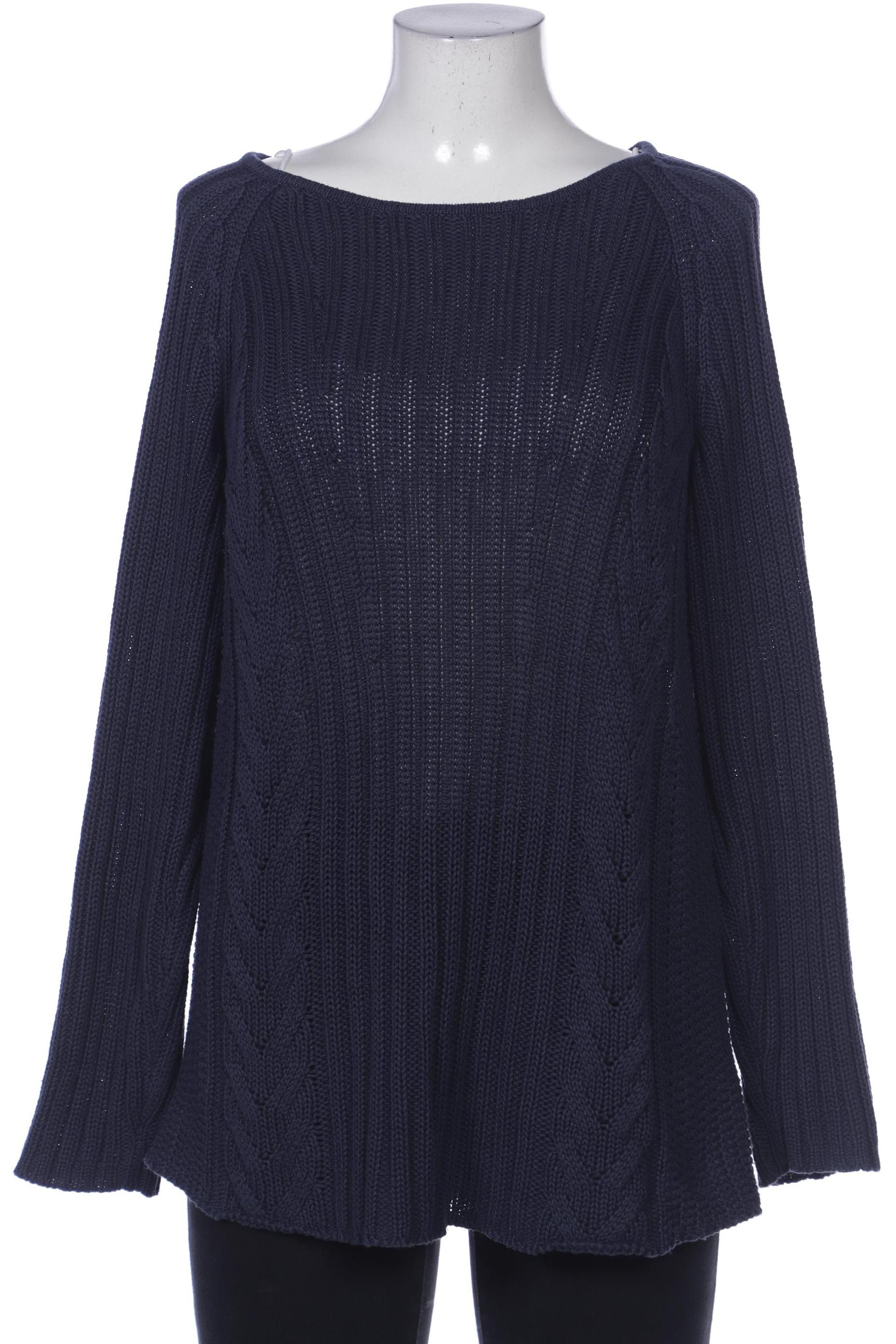 

sheego Damen Pullover, marineblau, Gr. 40