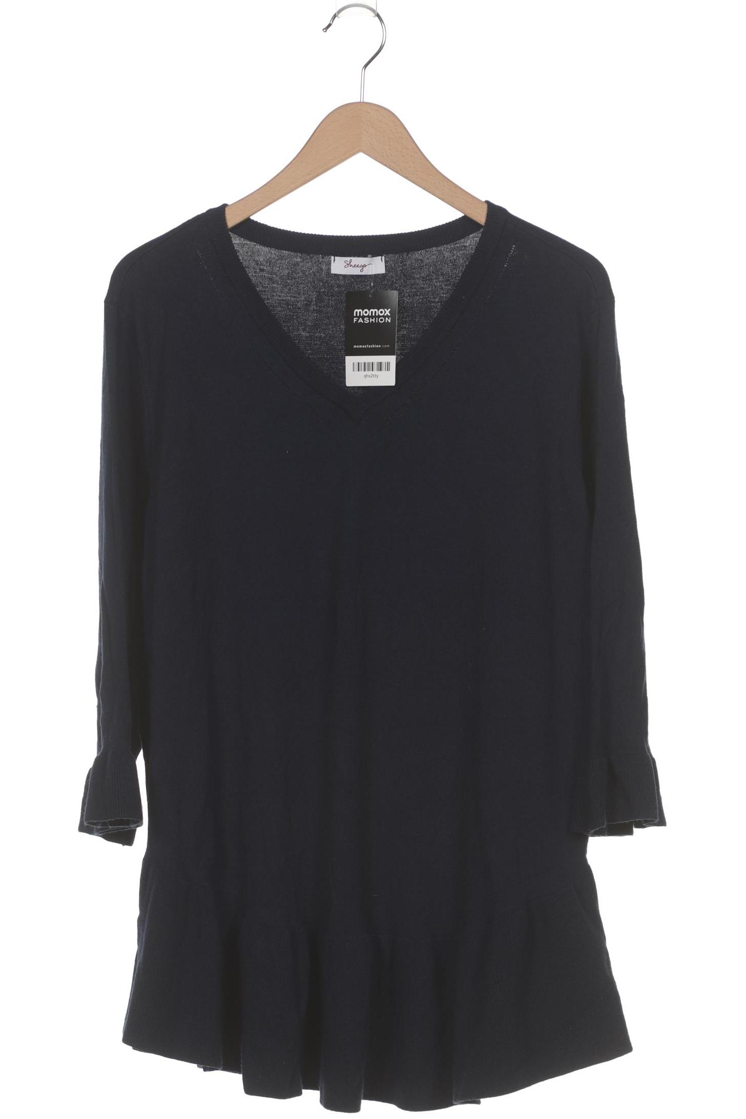 

sheego Damen Pullover, marineblau, Gr. 48