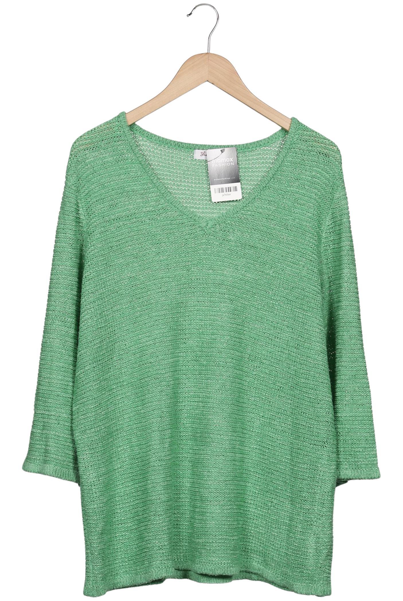 

sheego Damen Pullover, grün, Gr. 44