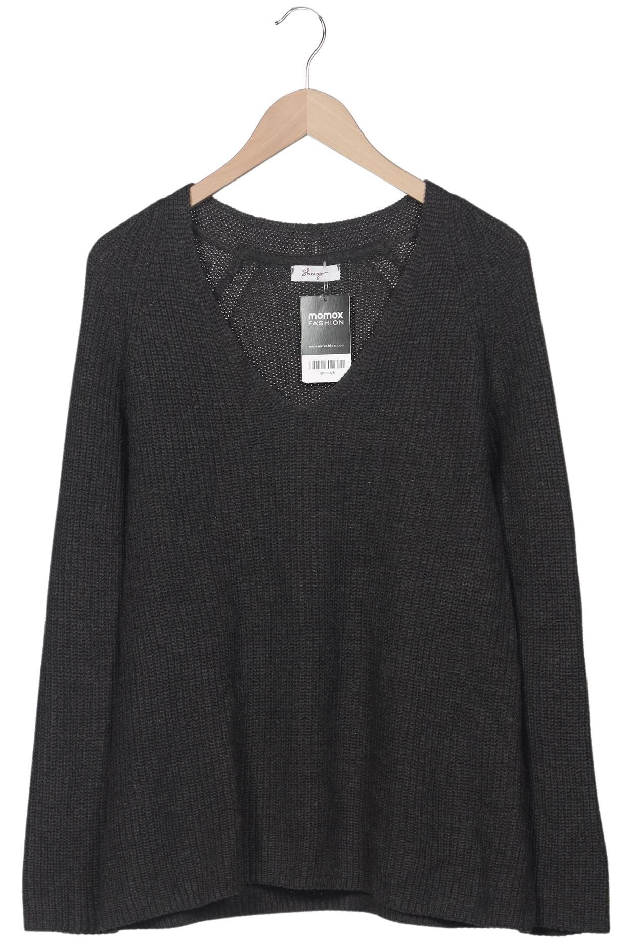 

sheego Damen Pullover, grau, Gr. 40