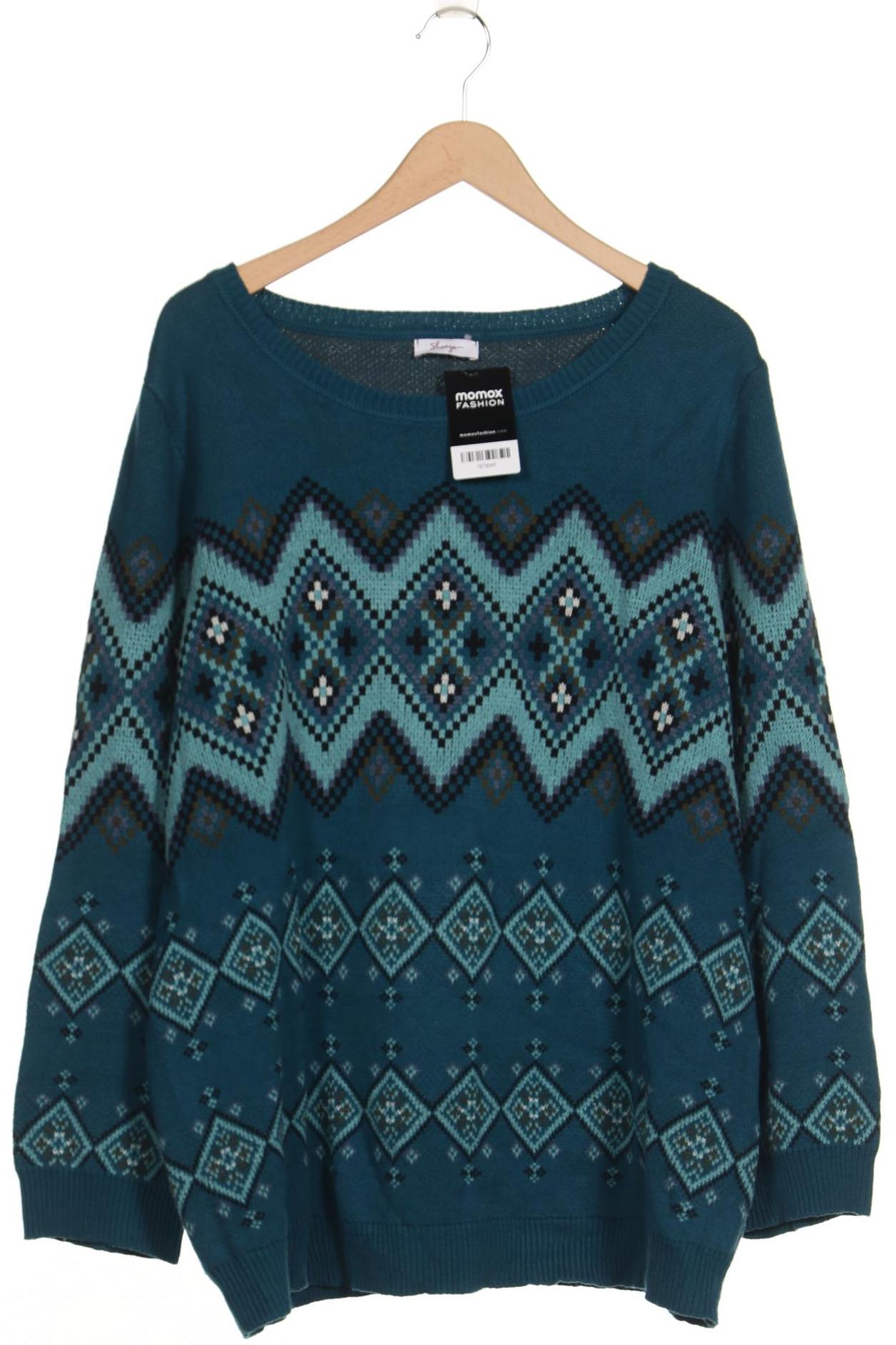 

sheego Damen Pullover, blau, Gr. 48