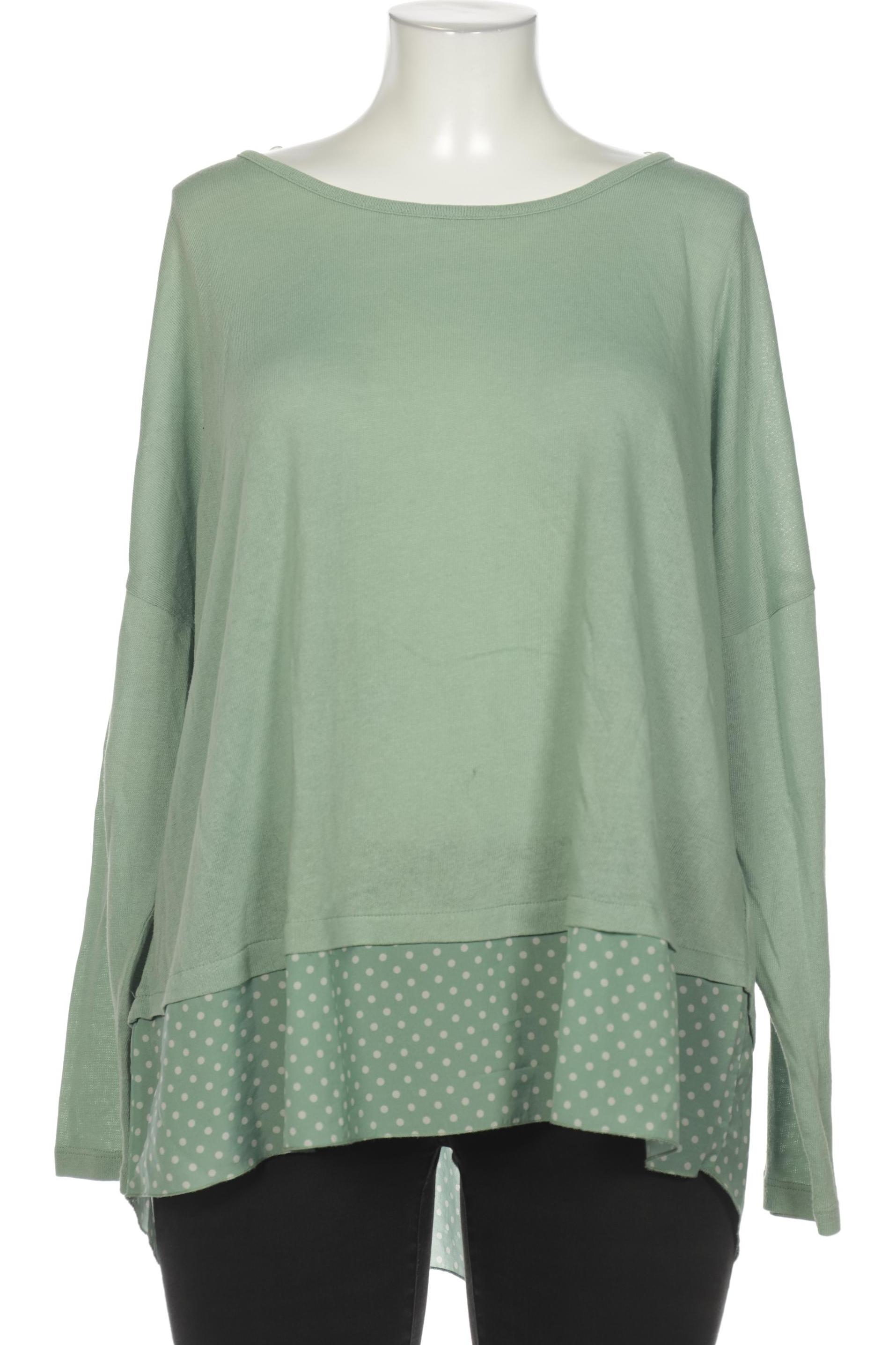 

sheego Damen Pullover, hellgrün, Gr. 52