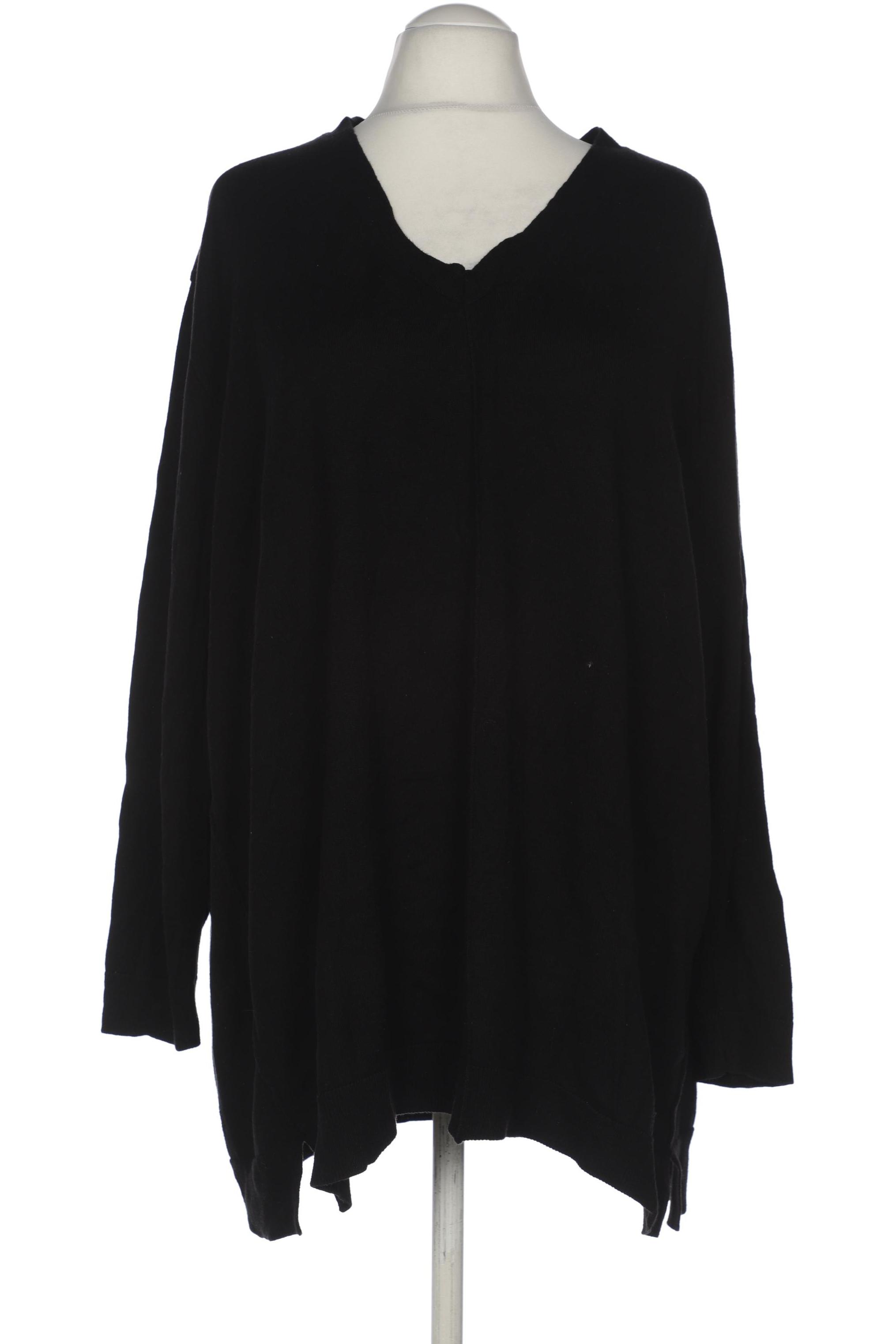 

sheego Damen Pullover, schwarz, Gr. 56