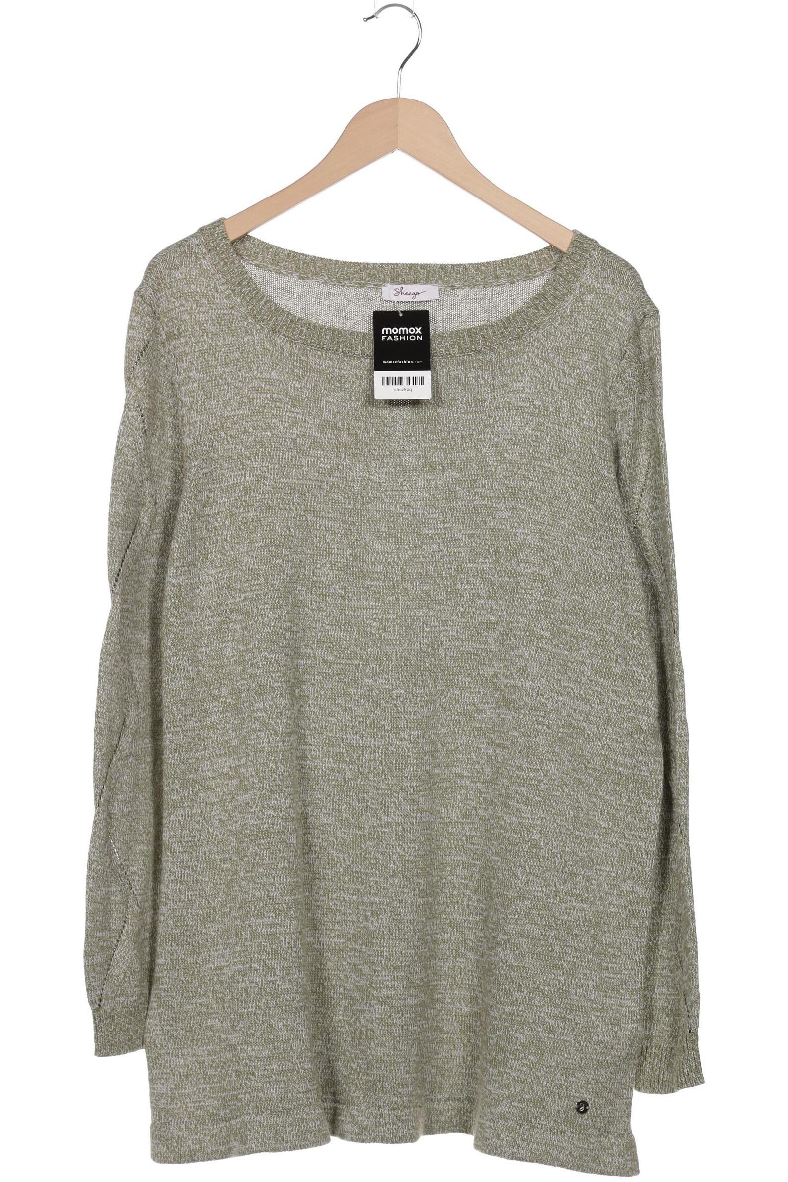 

sheego Damen Pullover, grün, Gr. 44