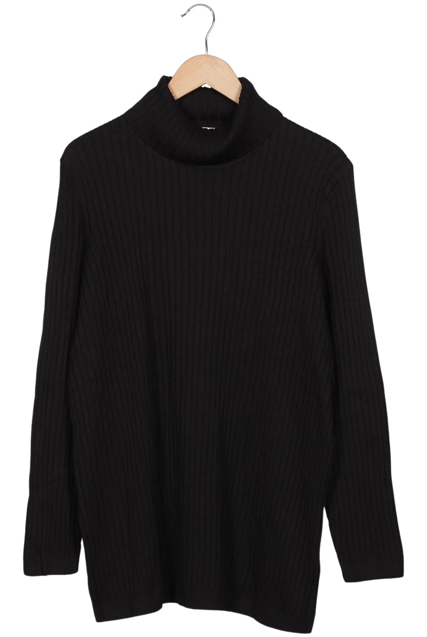 

sheego Damen Pullover, schwarz, Gr. 52