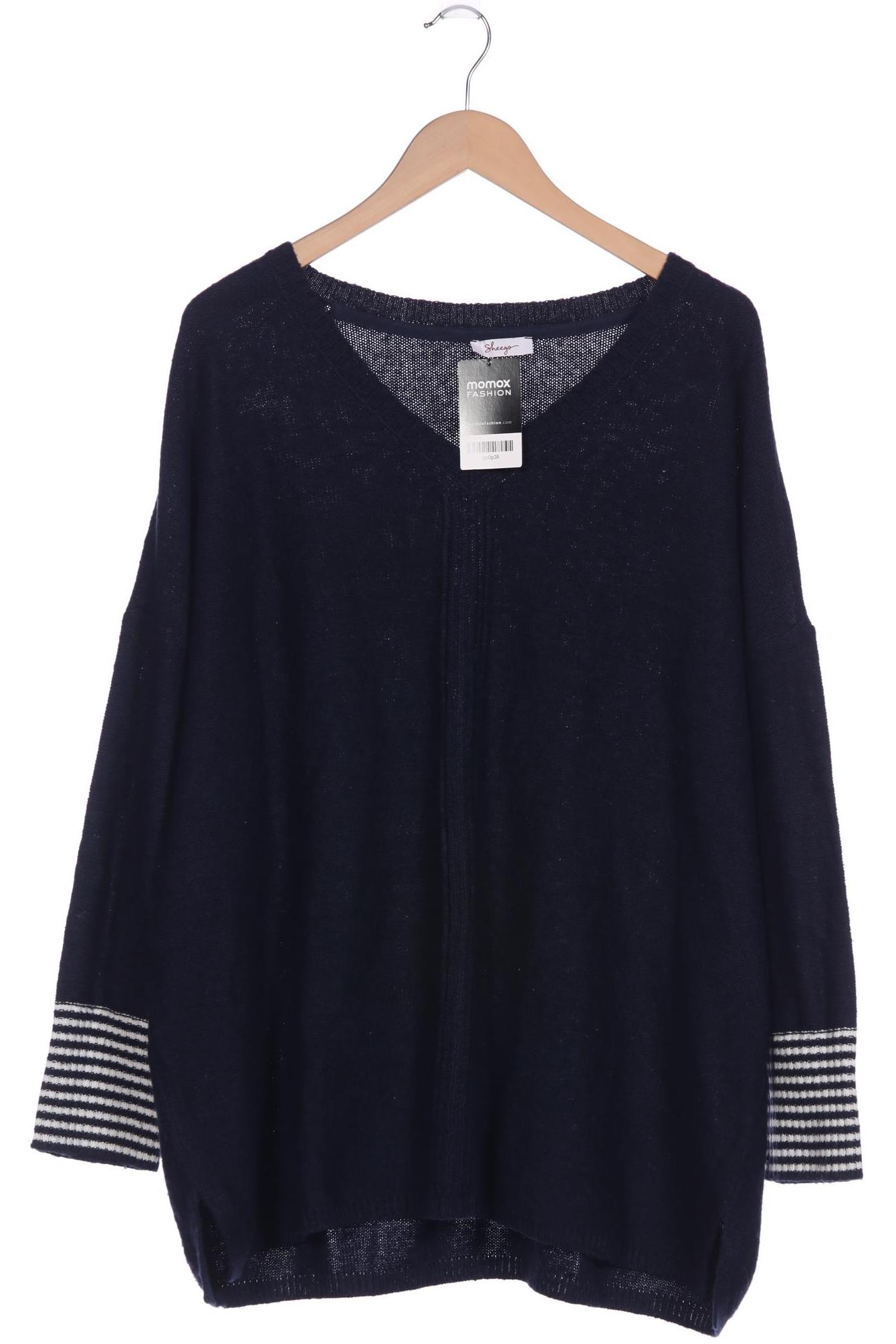 

sheego Damen Pullover, marineblau, Gr. 52