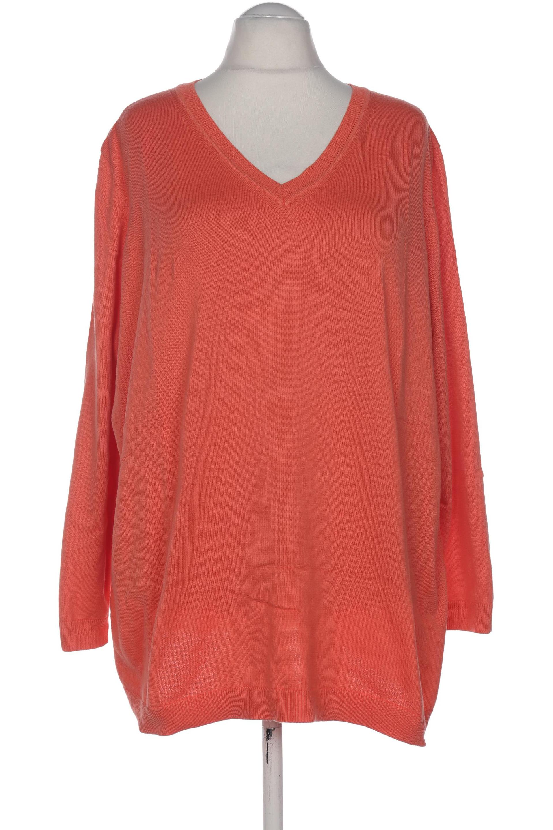 

sheego Damen Pullover, orange, Gr. 56
