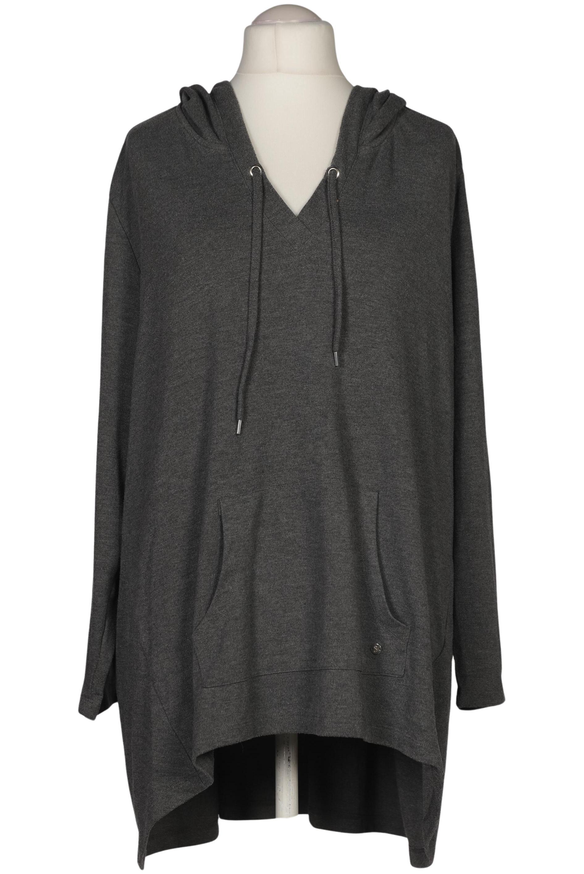 

sheego Damen Pullover, grau, Gr. 56