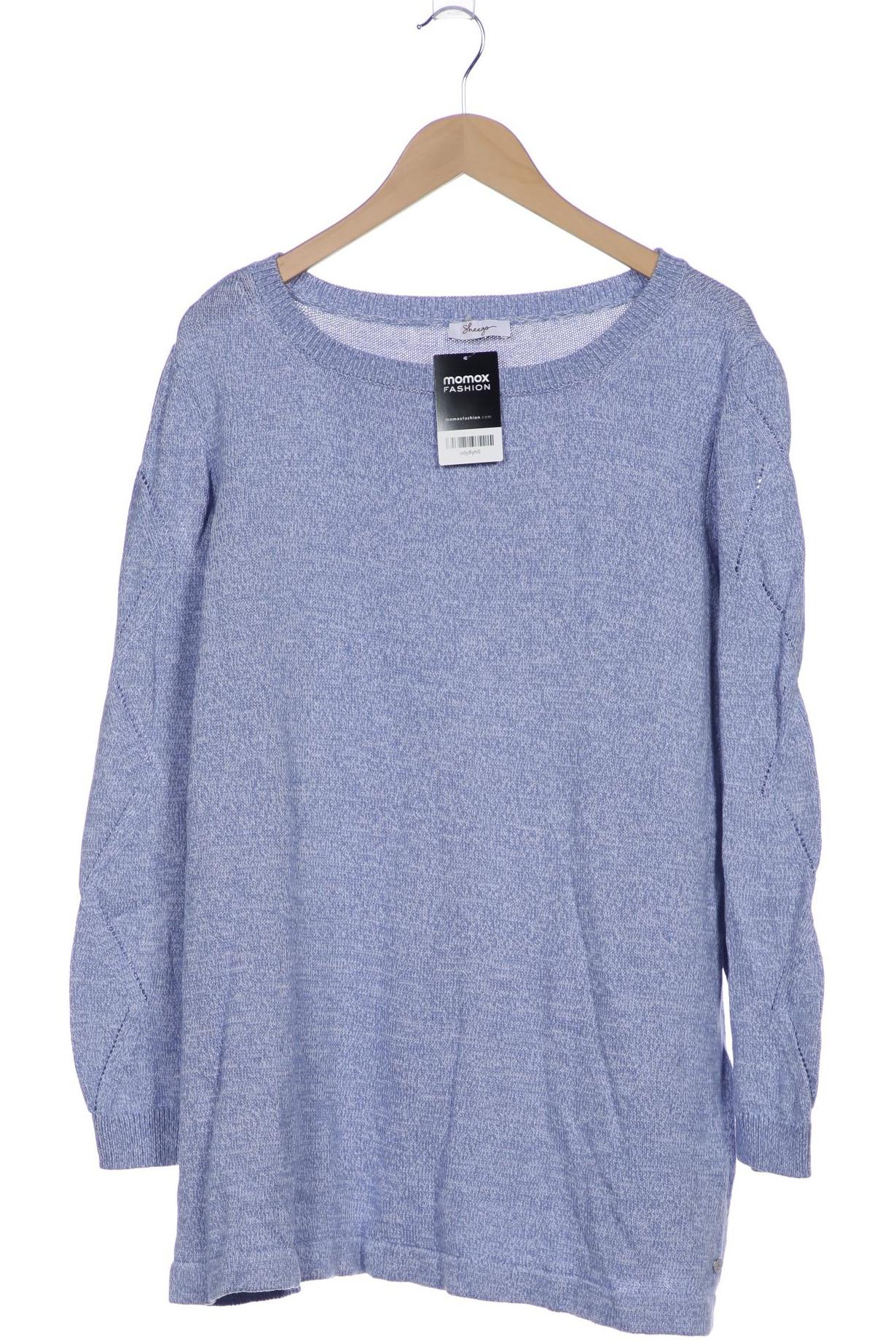 

sheego Damen Pullover, blau, Gr. 48