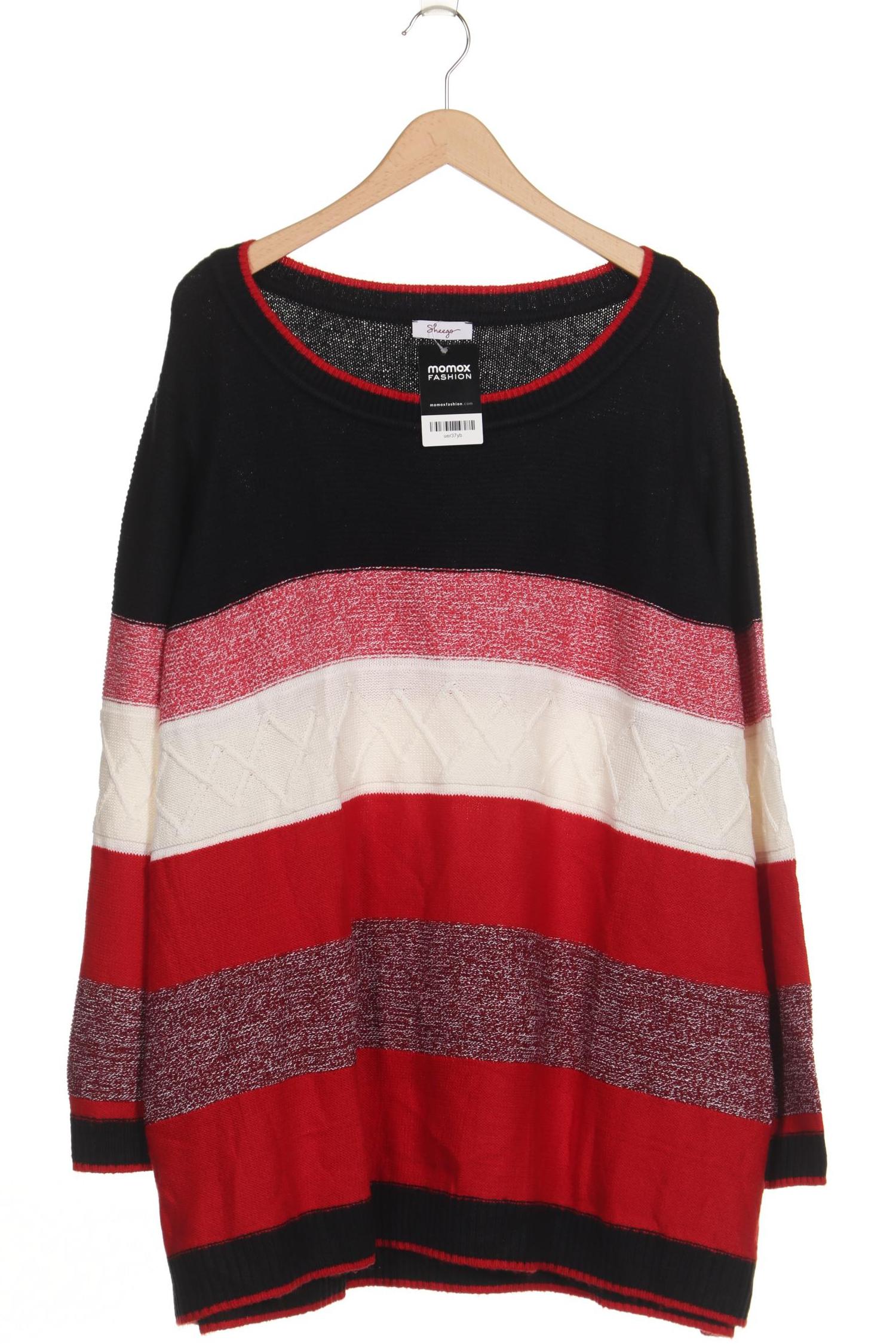 

sheego Damen Pullover, rot, Gr. 56