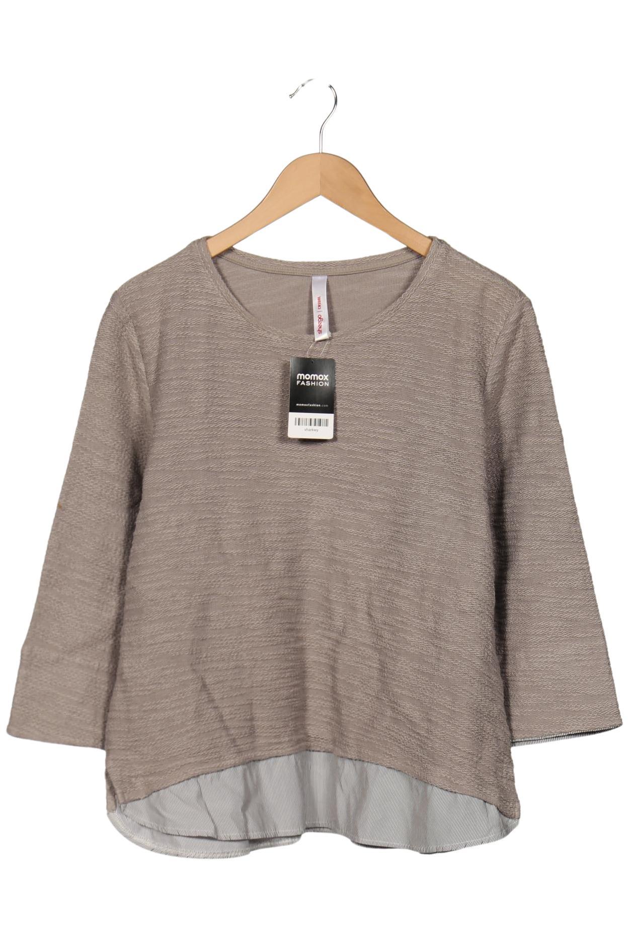 

sheego Damen Pullover, grau, Gr. 44