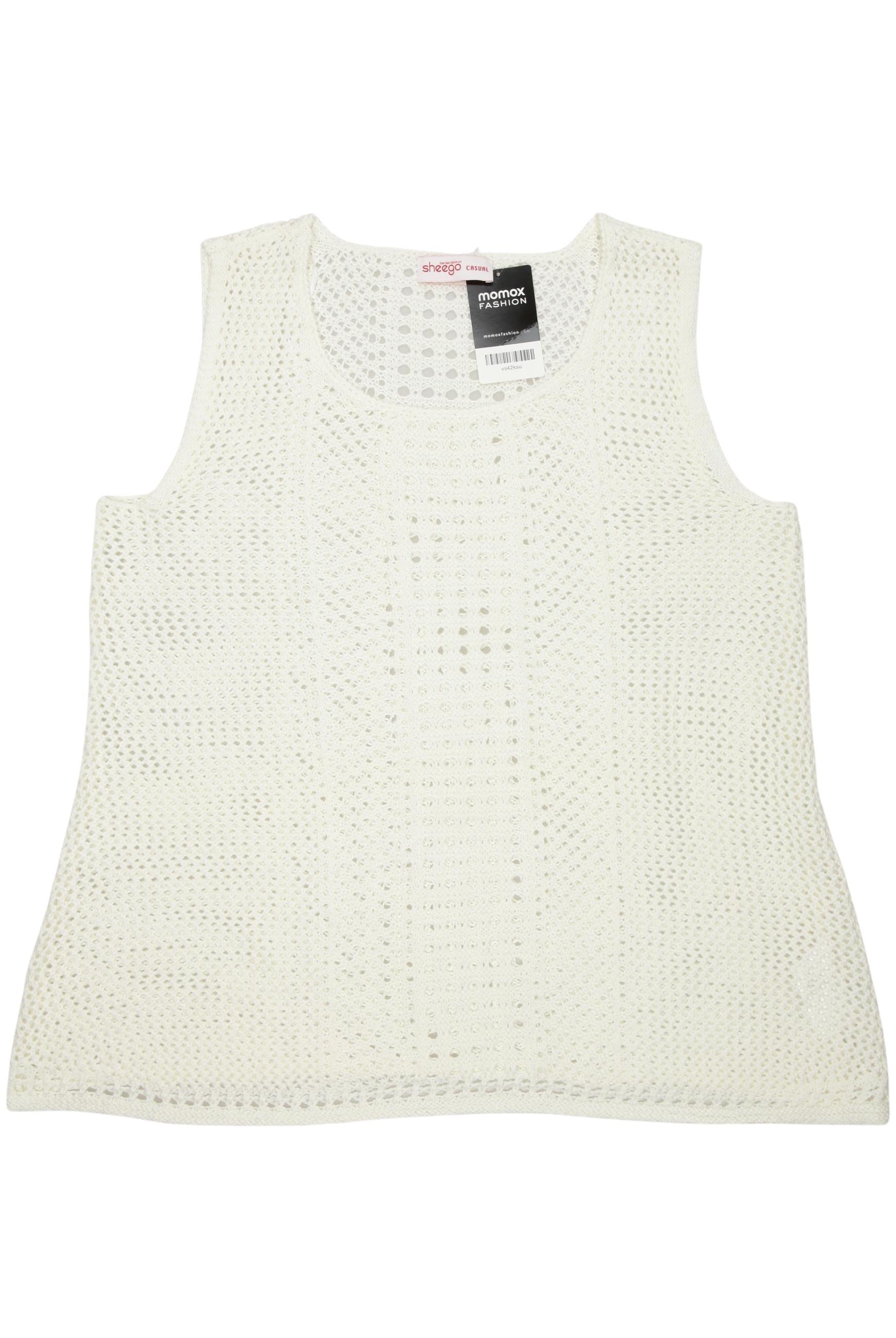 

sheego Damen Pullover, cremeweiß, Gr. 44