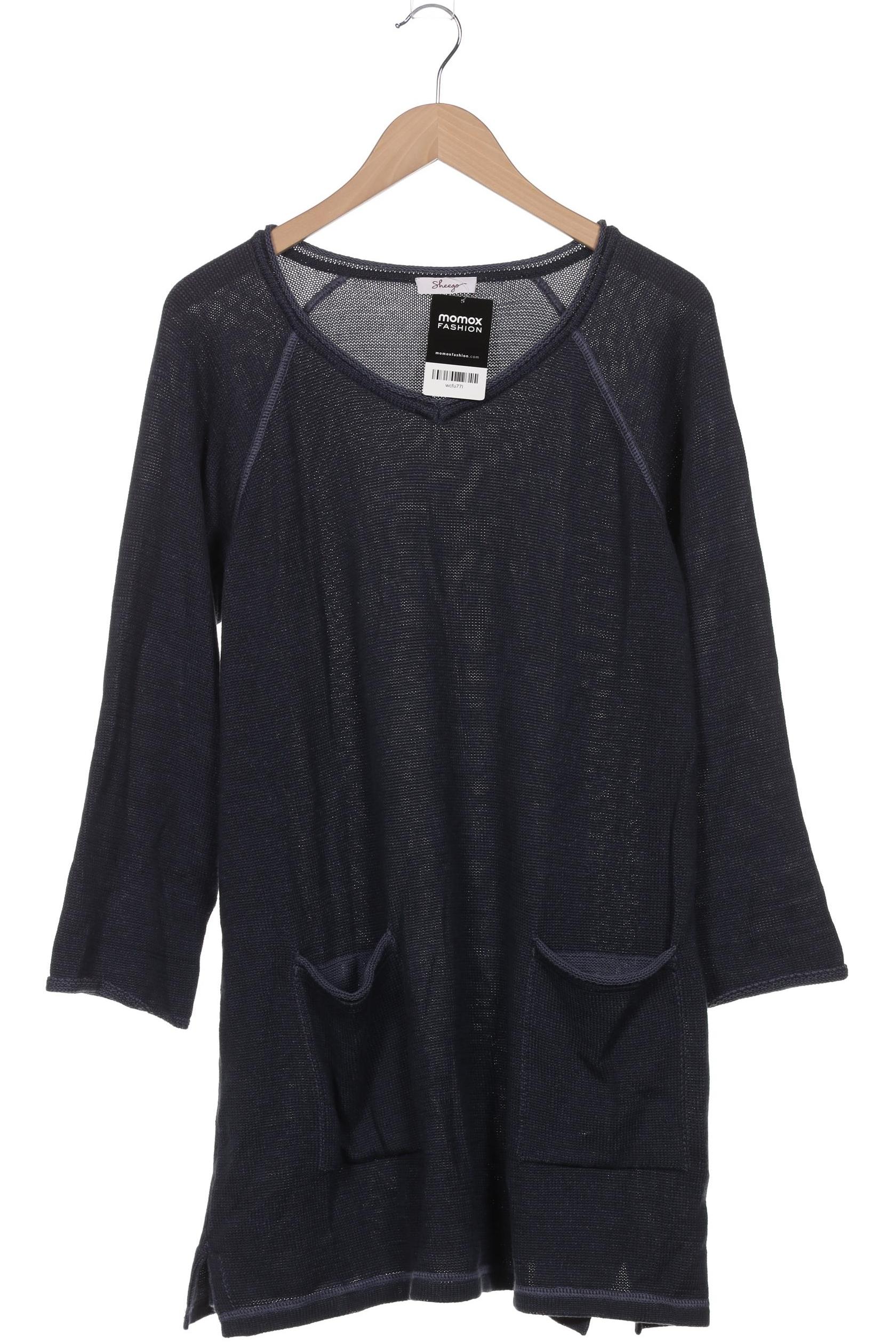 

sheego Damen Pullover, marineblau, Gr. 44