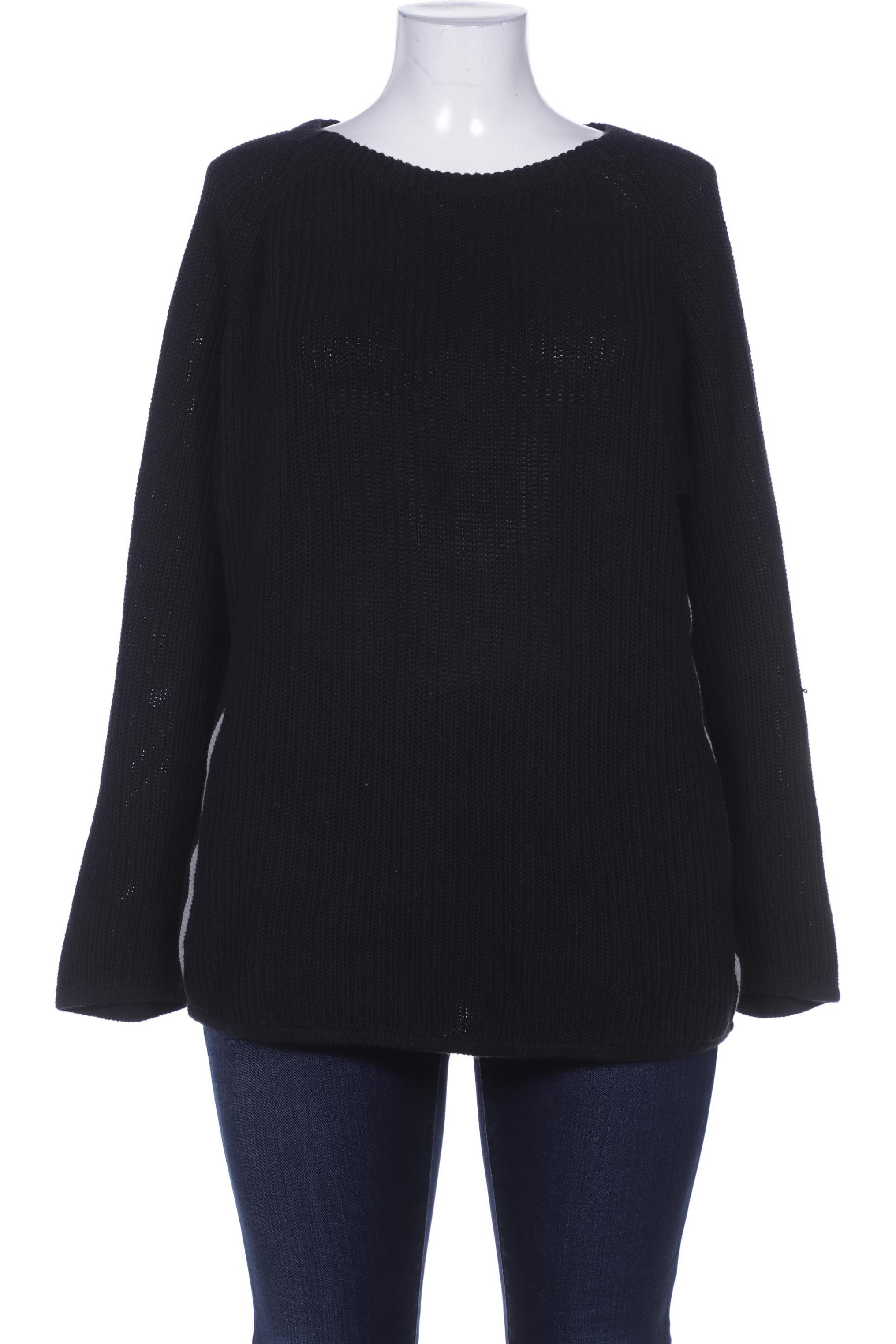 

sheego Damen Pullover, schwarz, Gr. 44