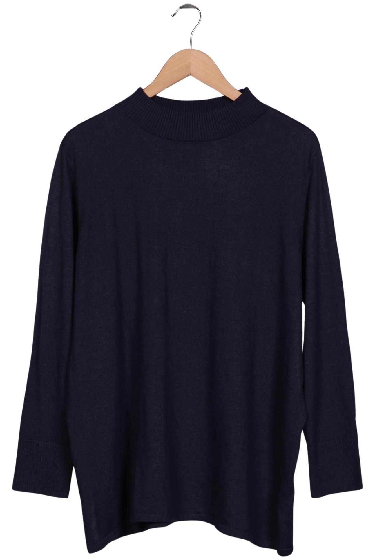 

sheego Damen Pullover, marineblau, Gr. 48