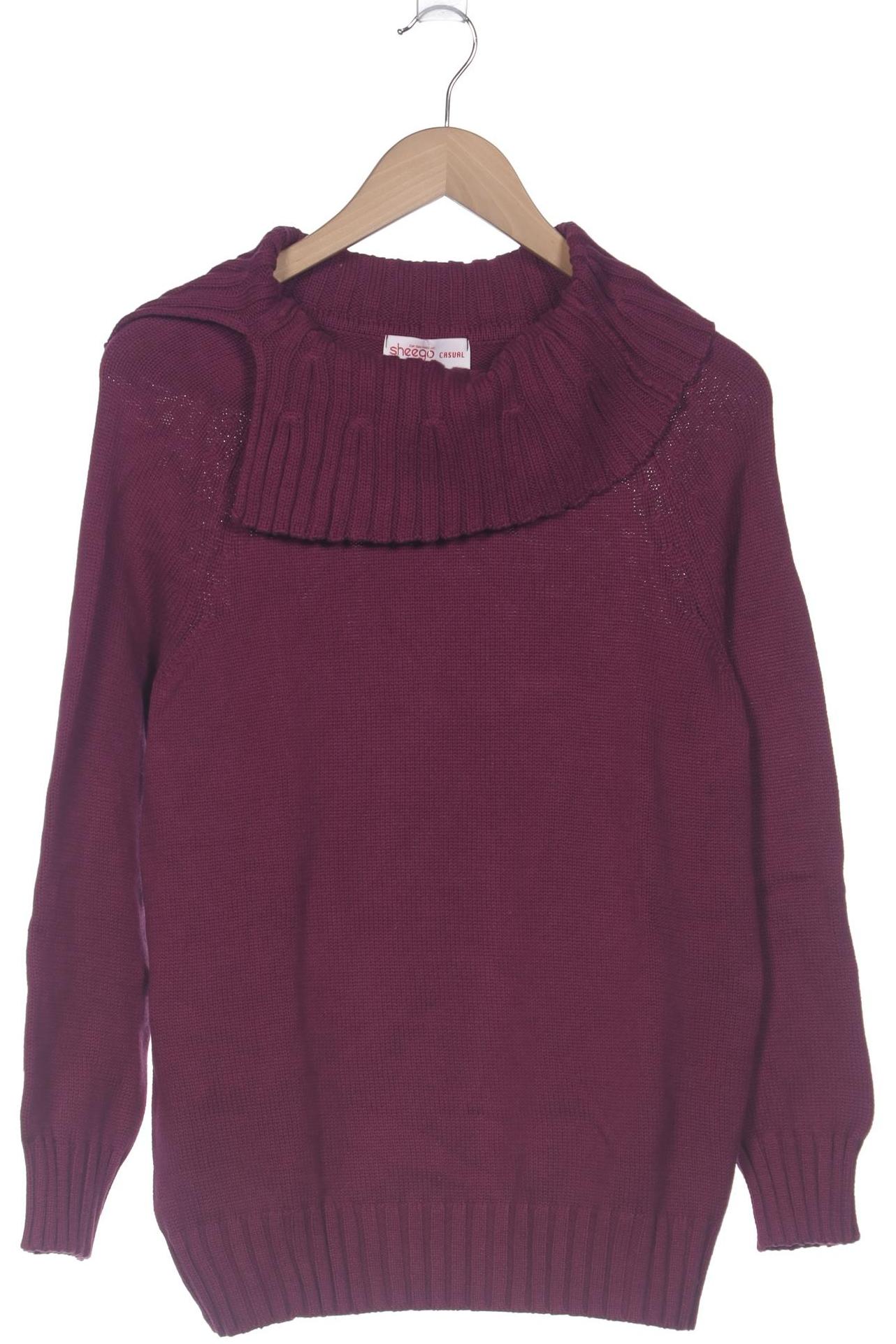 

sheego Damen Pullover, flieder, Gr. 40
