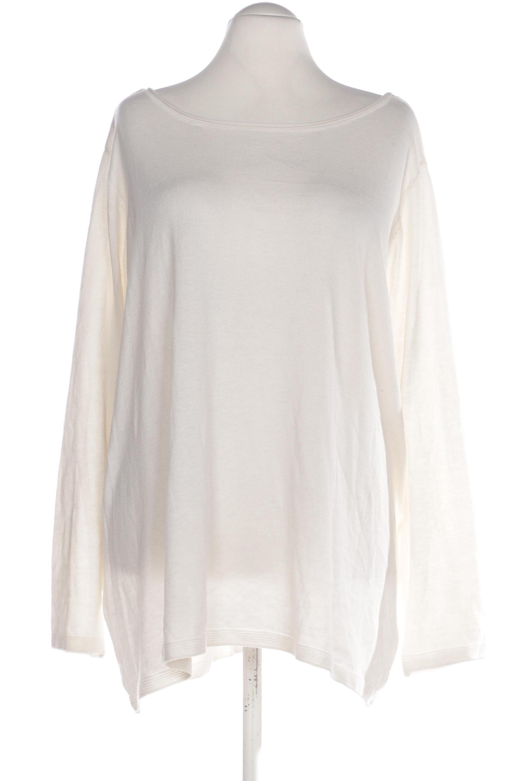 

sheego Damen Pullover, cremeweiß, Gr. 56