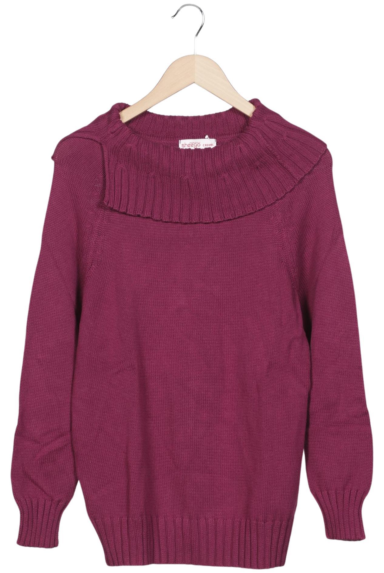 

sheego Damen Pullover, flieder, Gr. 40