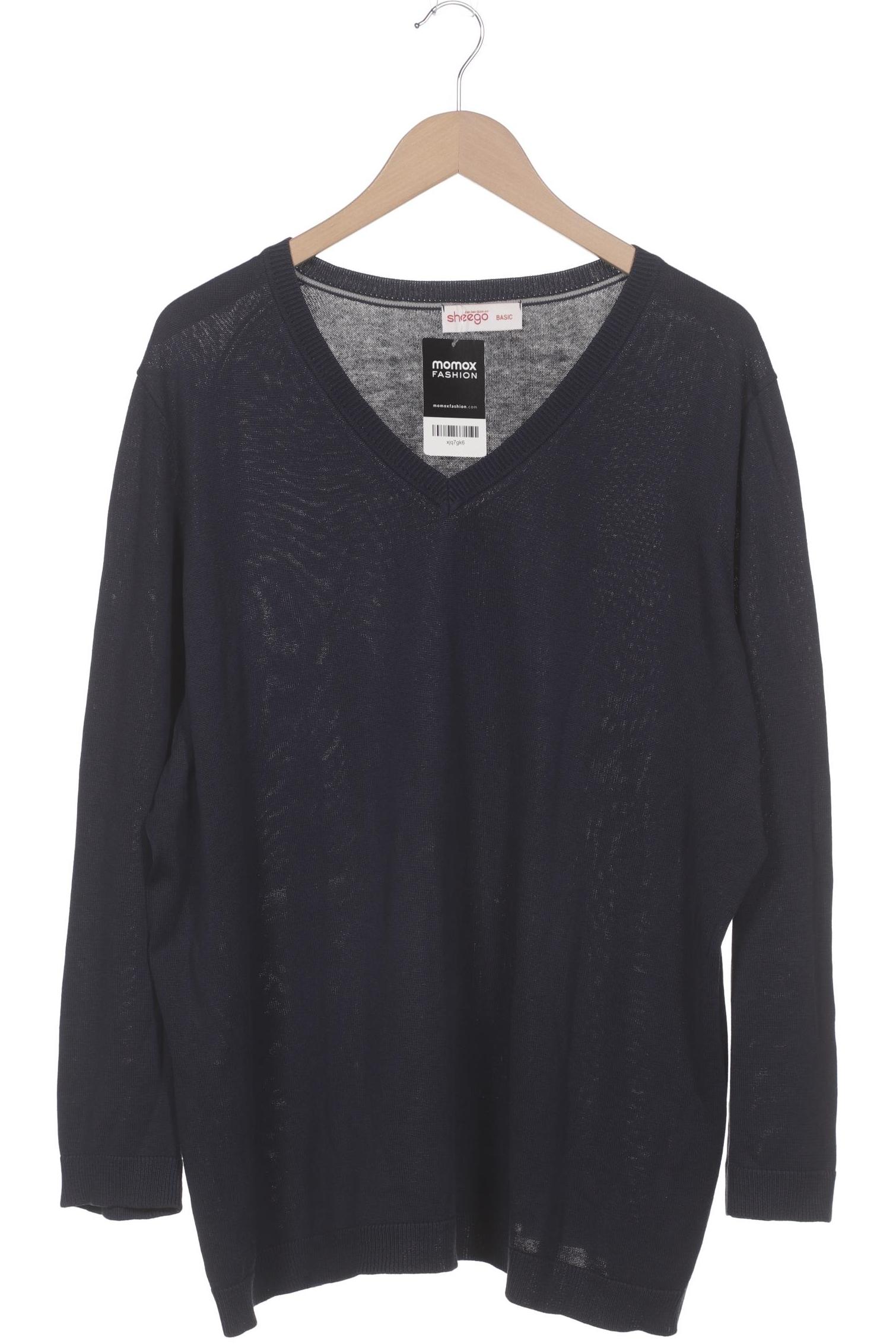 

sheego Damen Pullover, marineblau, Gr. 52
