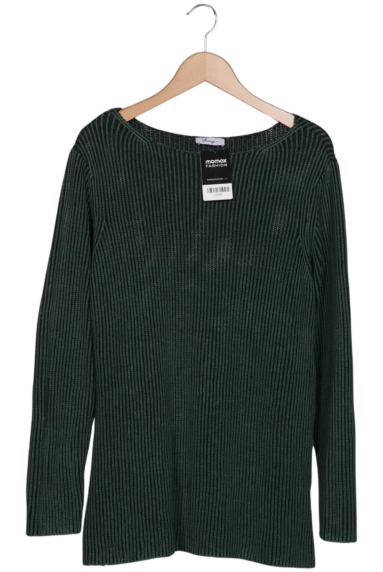 

sheego Damen Pullover, grün, Gr. 40