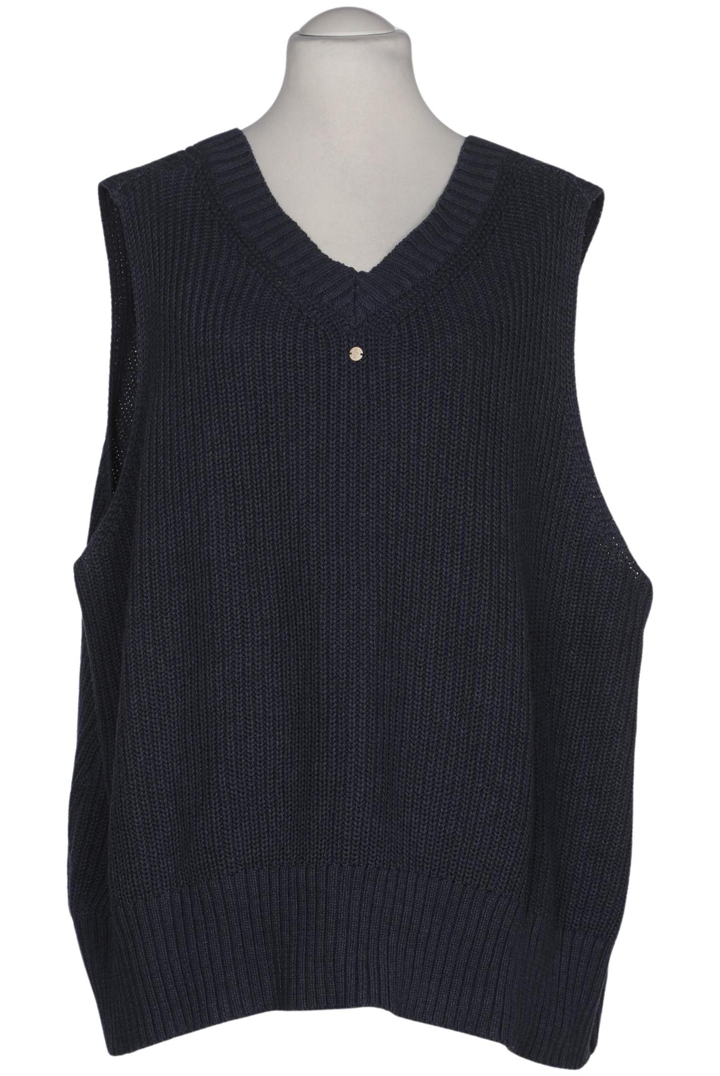 

sheego Damen Pullover, marineblau, Gr. 56