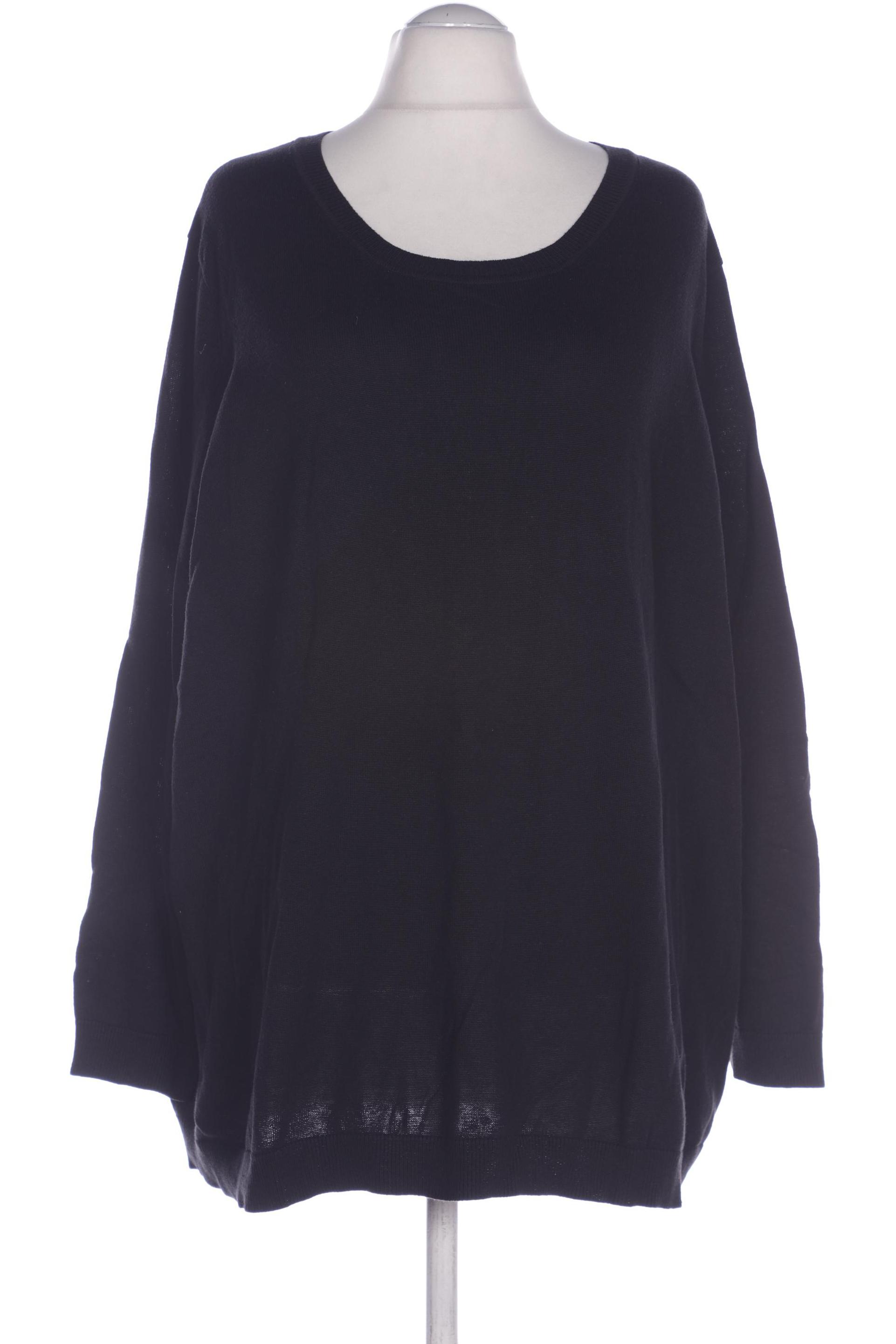 

sheego Damen Pullover, schwarz