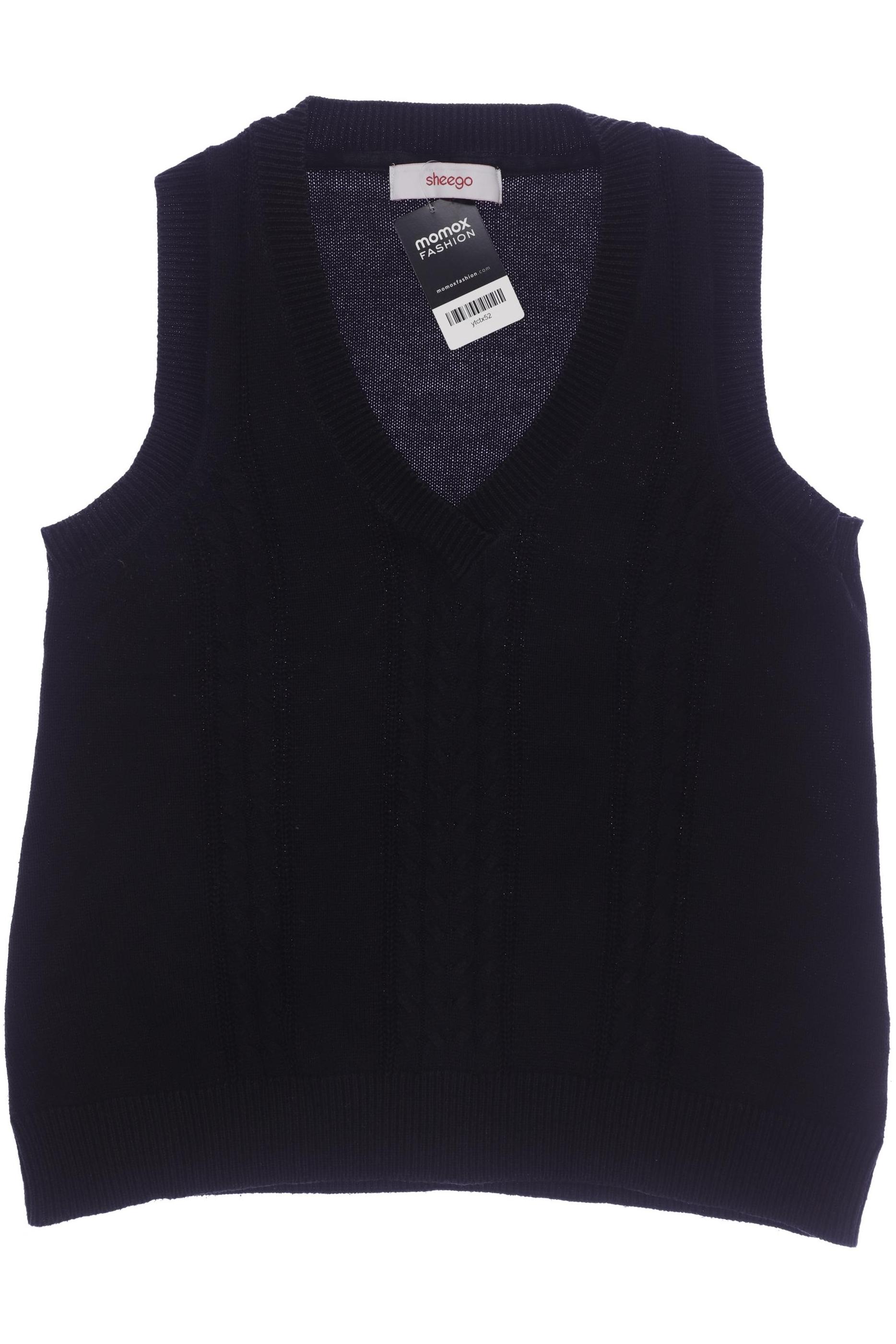 

sheego Damen Pullover, schwarz, Gr. 44