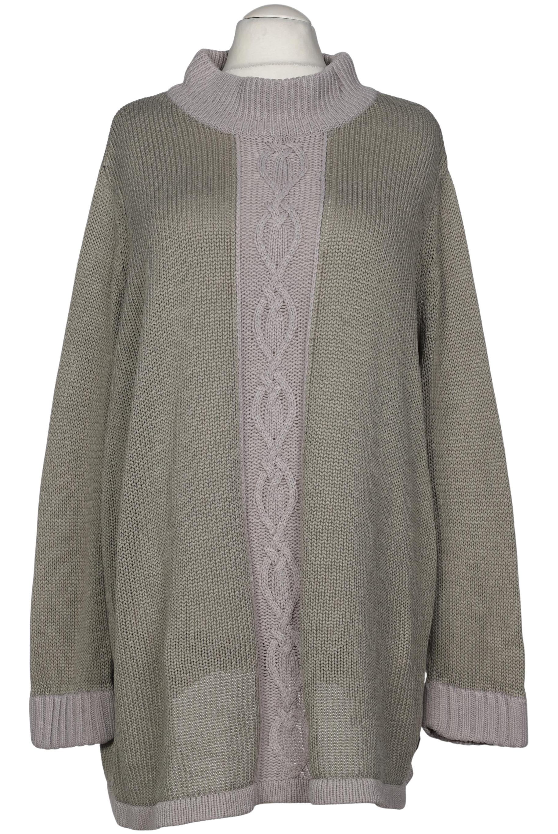 

sheego Damen Pullover, grün, Gr. 56