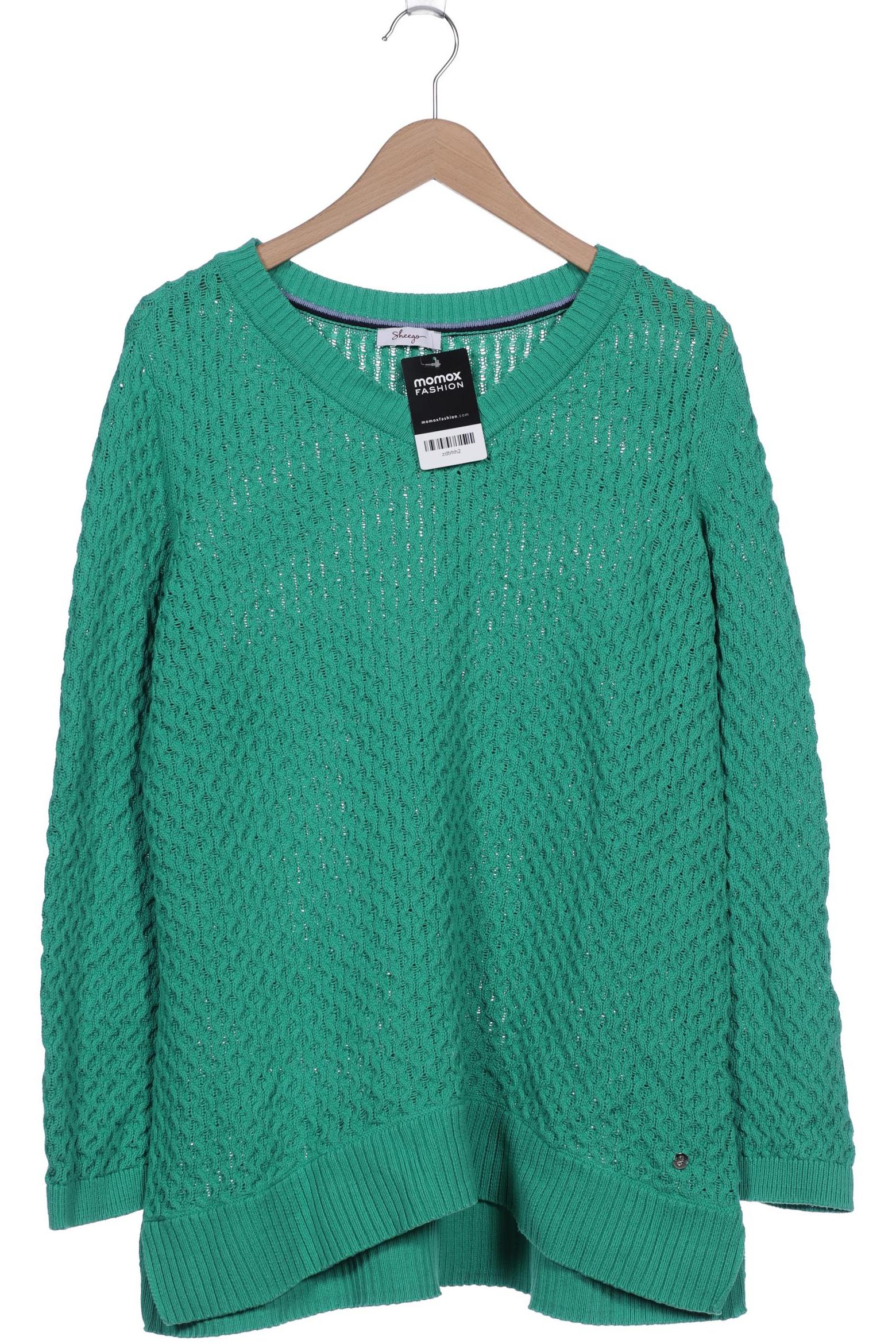 

sheego Damen Pullover, grün