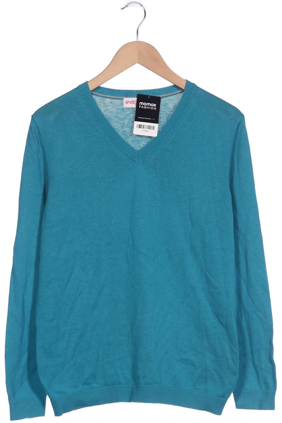 

sheego Damen Pullover, blau, Gr. 40