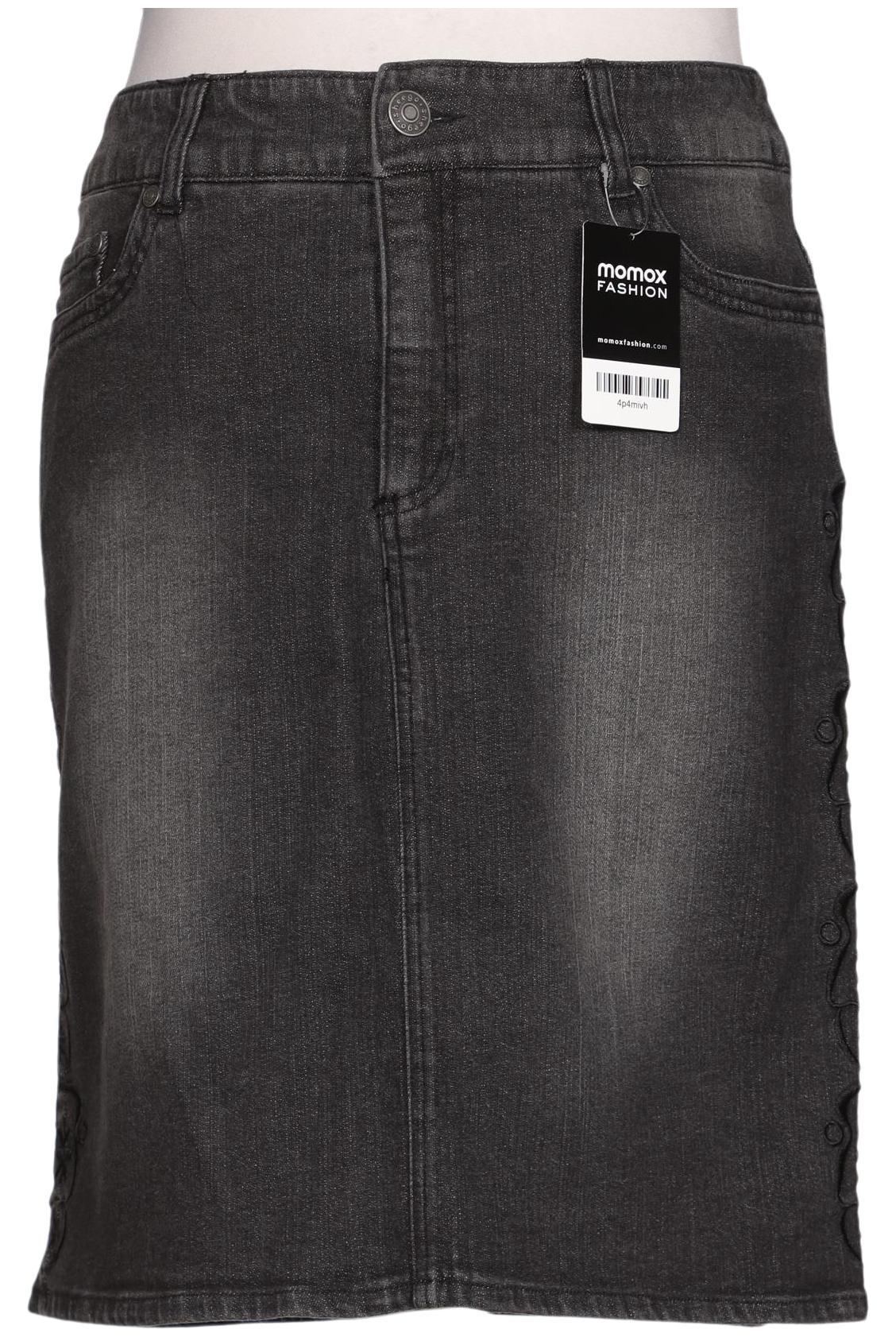 

sheego Damen Rock, grau, Gr. 44