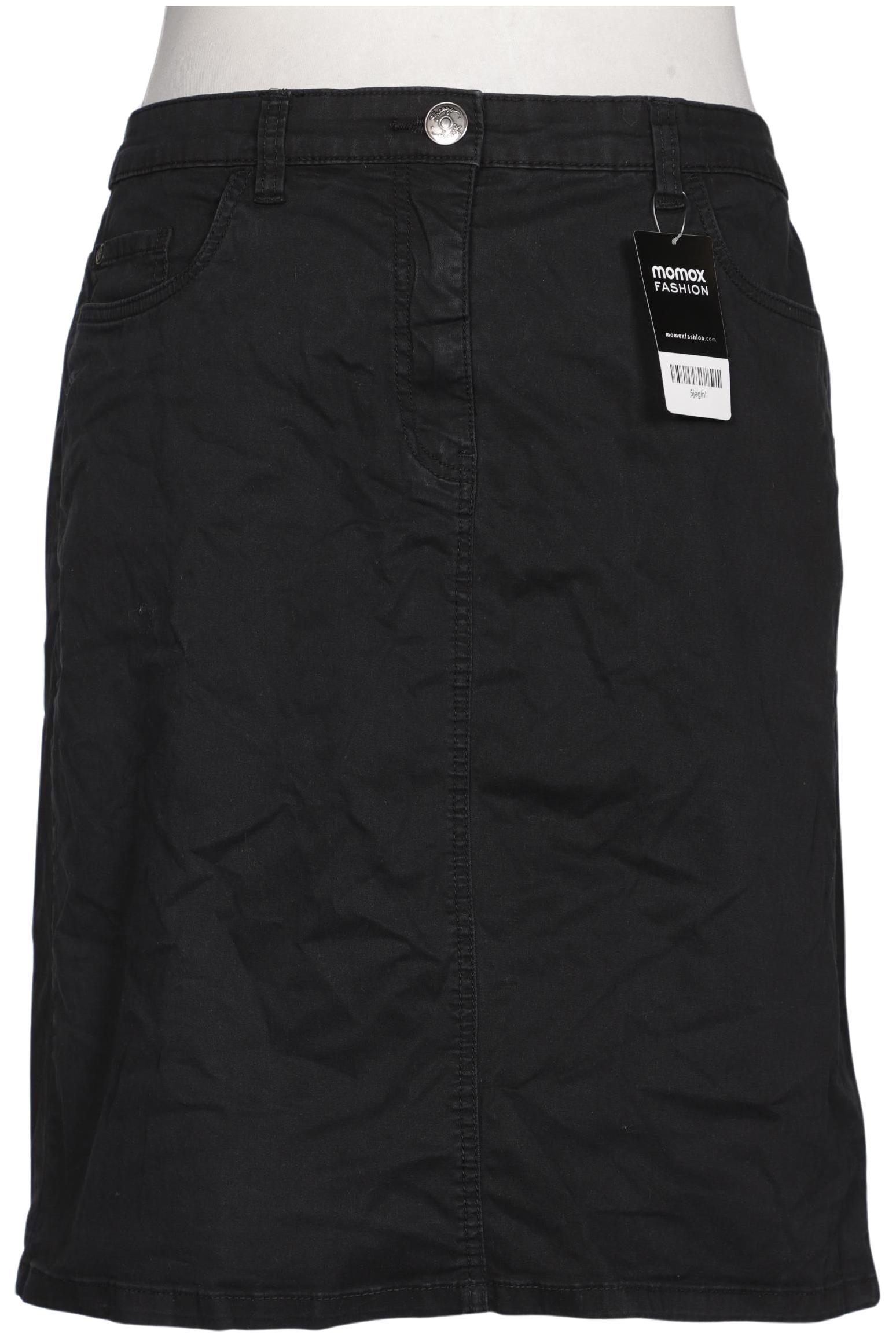 

sheego Damen Rock, schwarz, Gr. 46