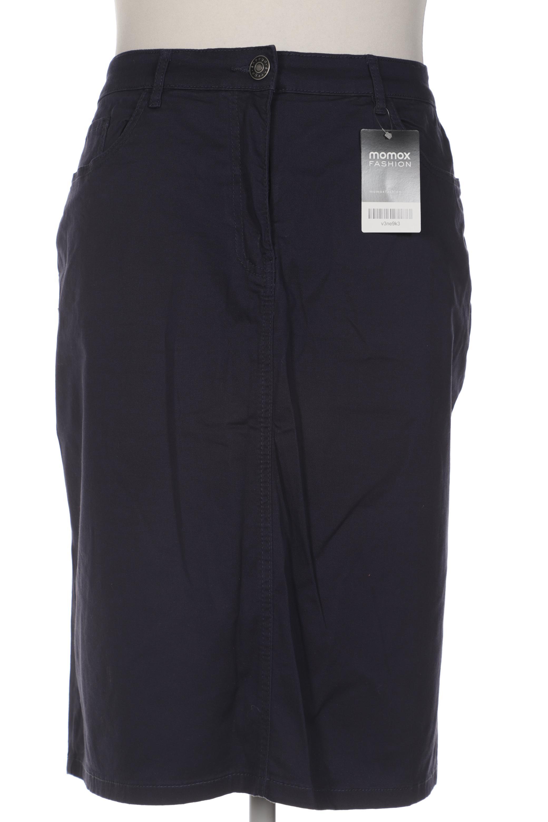 

sheego Damen Rock, marineblau, Gr. 38