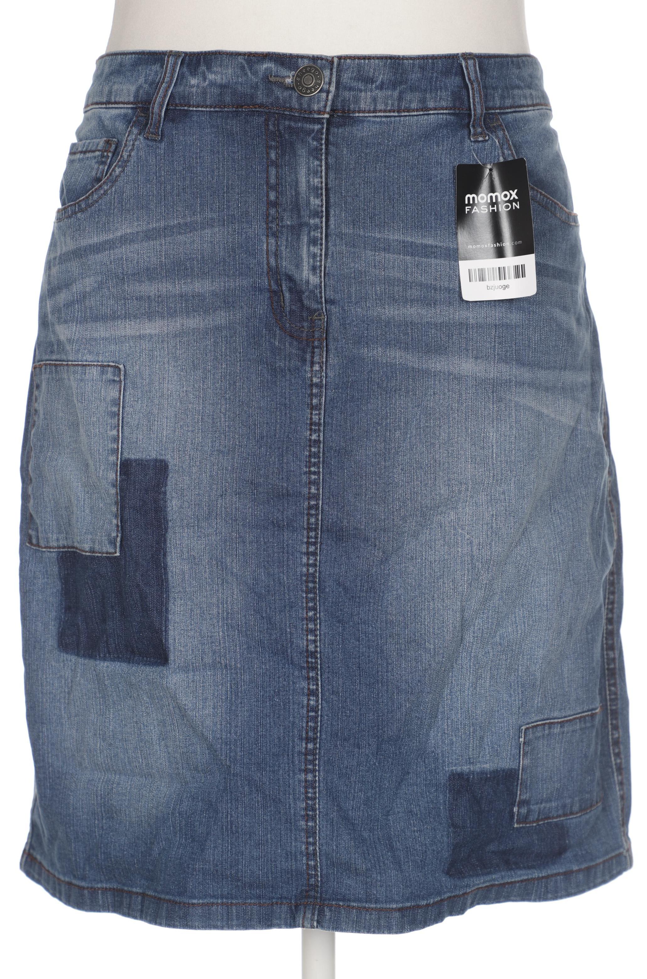 

sheego Damen Rock, blau, Gr. 48