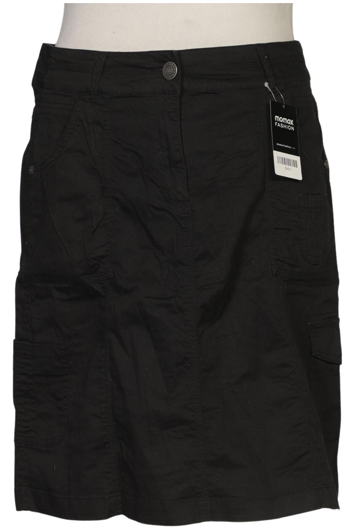 

sheego Damen Rock, schwarz, Gr. 42
