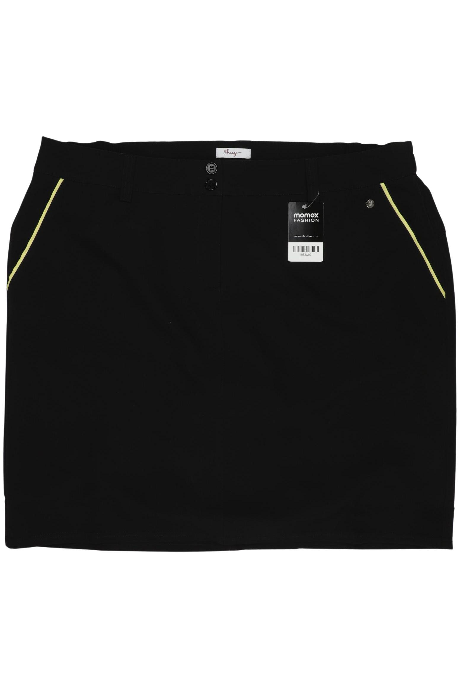 

sheego Damen Rock, schwarz, Gr. 50