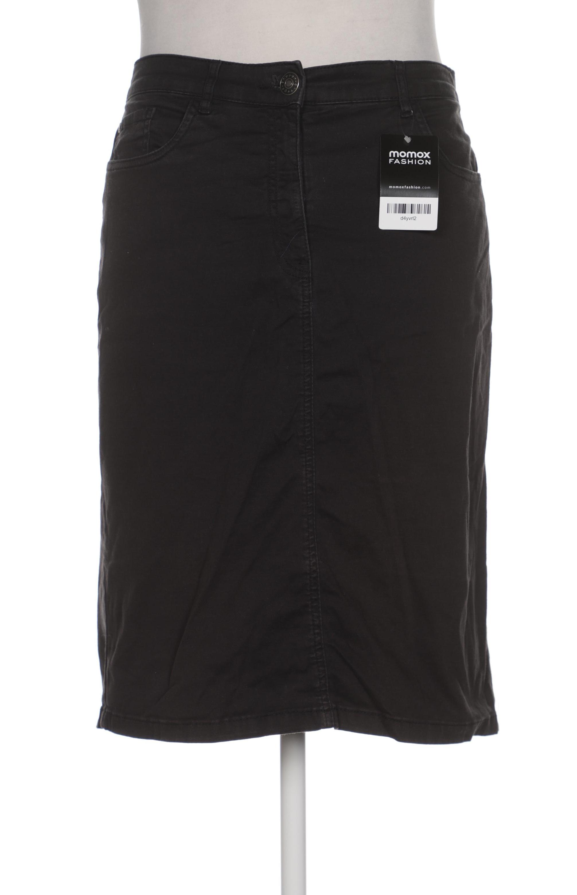 

sheego Damen Rock, schwarz, Gr. 44