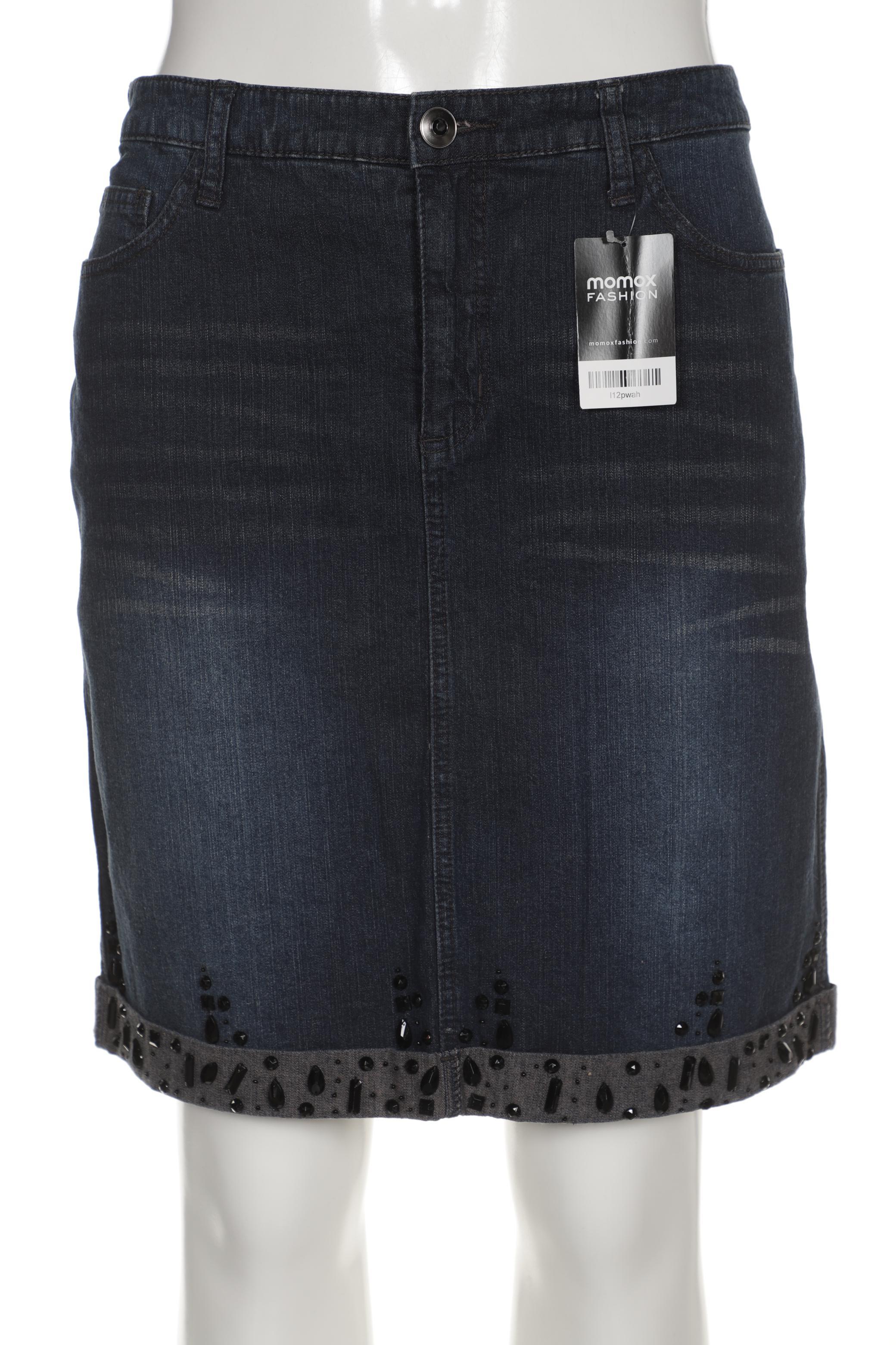 

sheego Damen Rock, marineblau