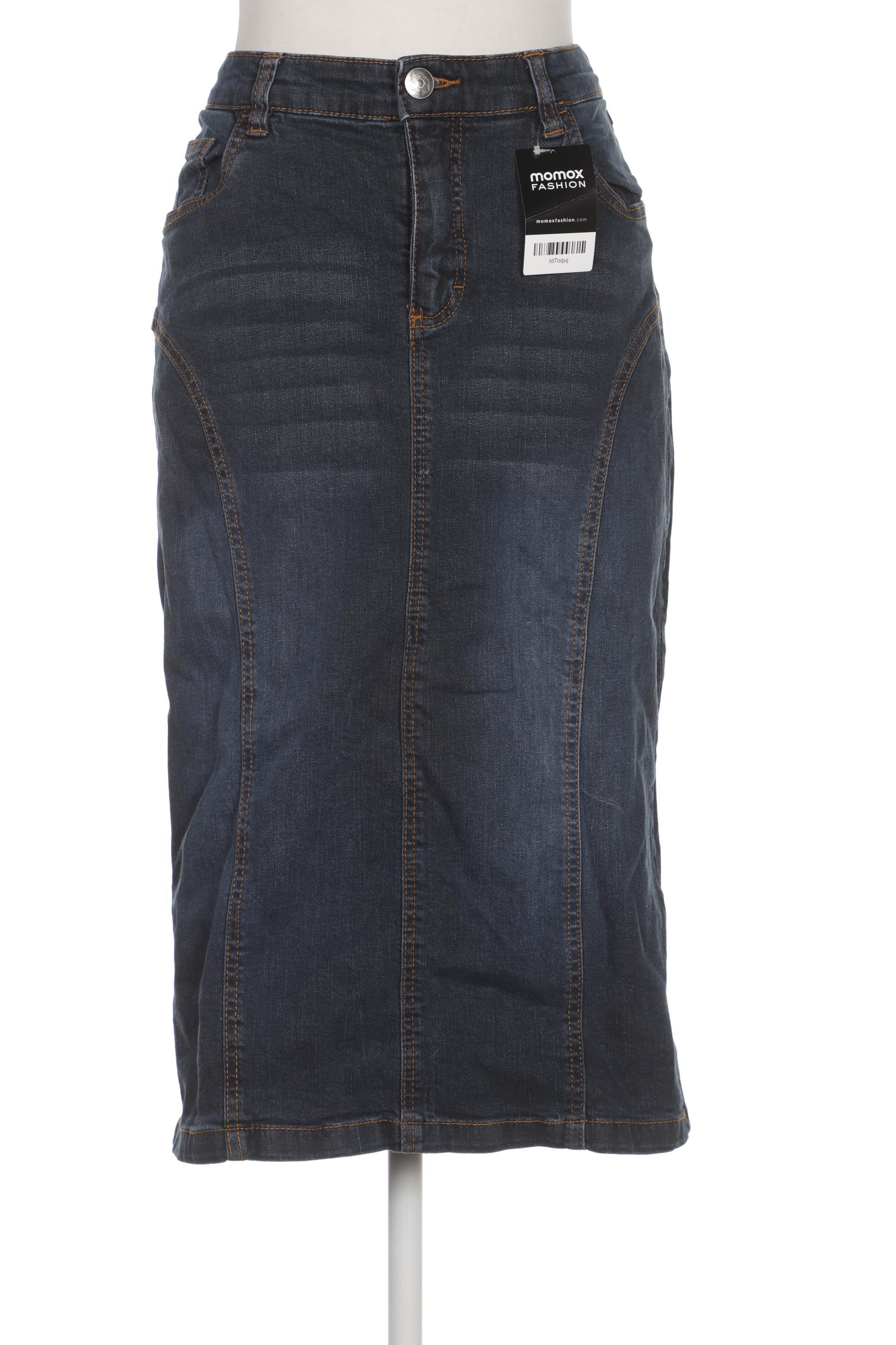 

sheego Damen Rock, marineblau, Gr. 44