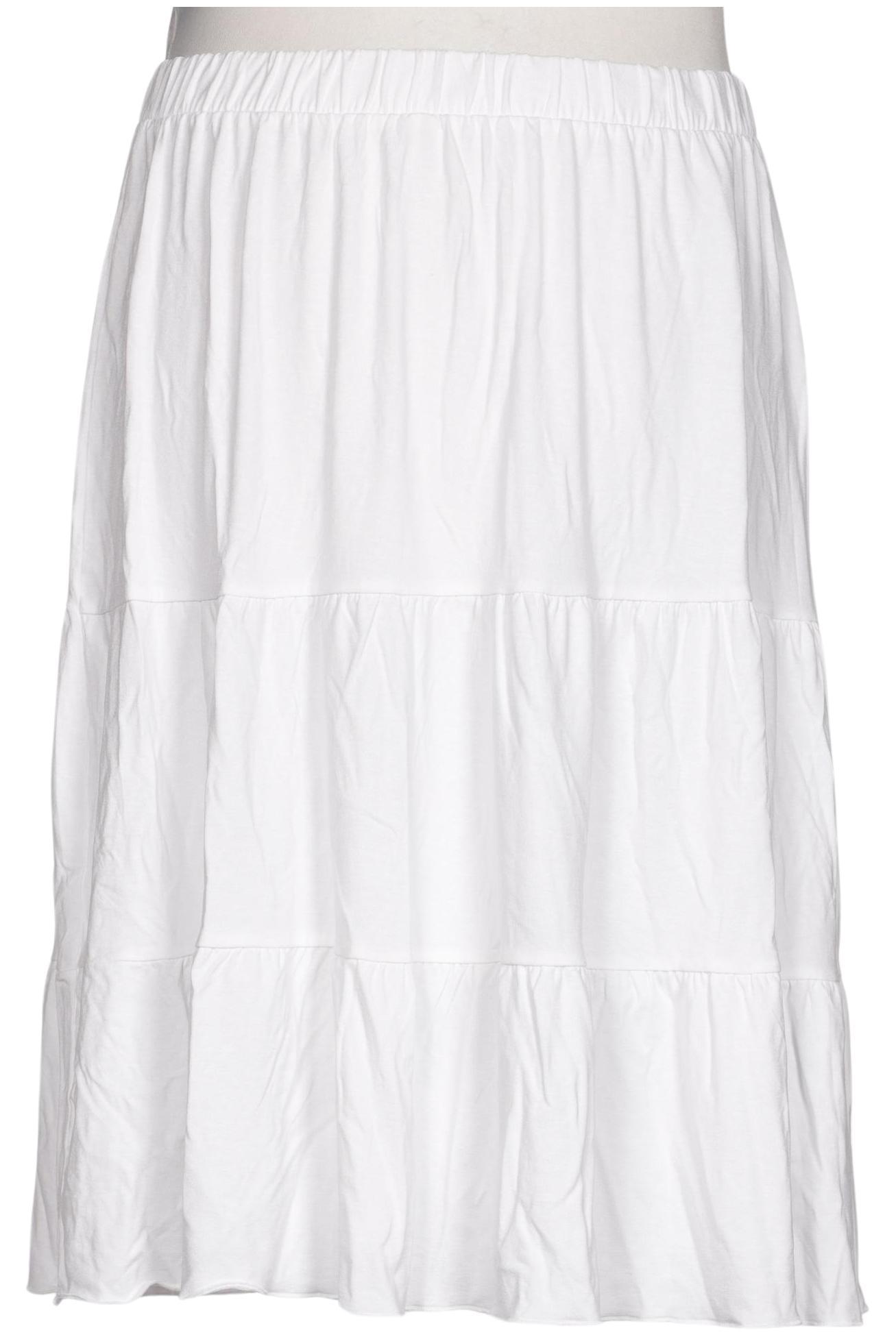 

sheego Damen Rock, weiß, Gr. 44