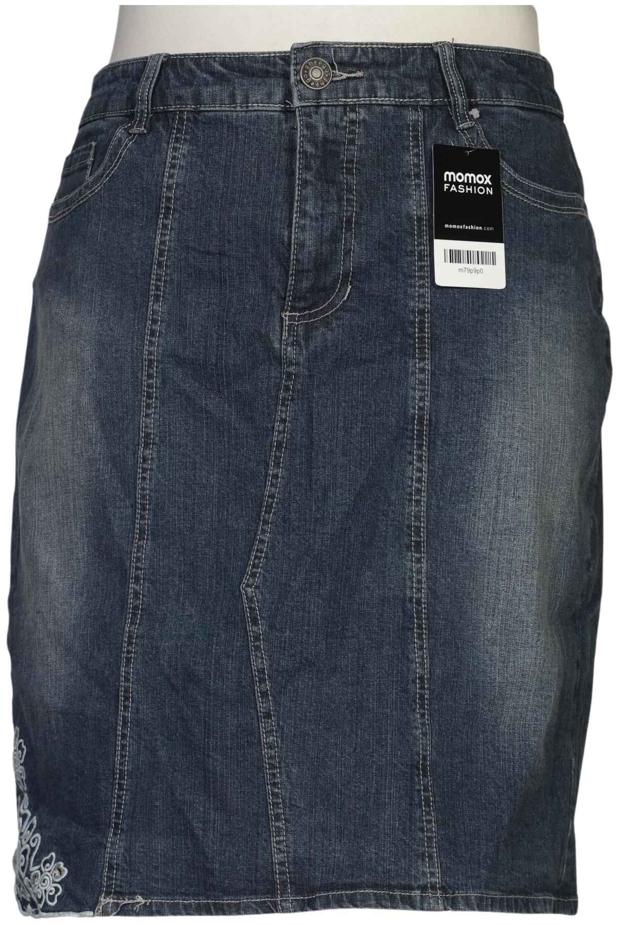 

sheego Damen Rock, marineblau, Gr. 44