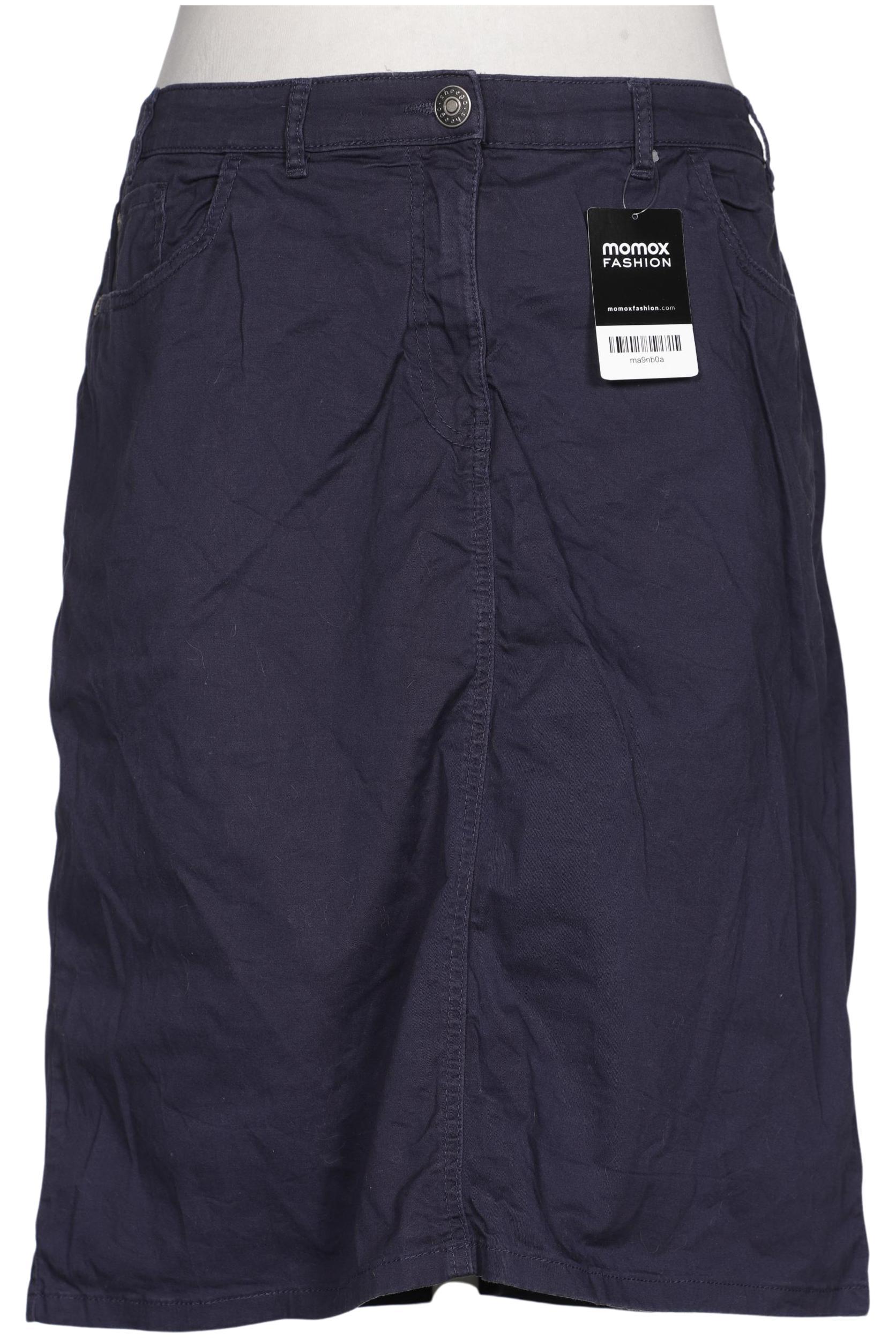 

sheego Damen Rock, marineblau, Gr. 50