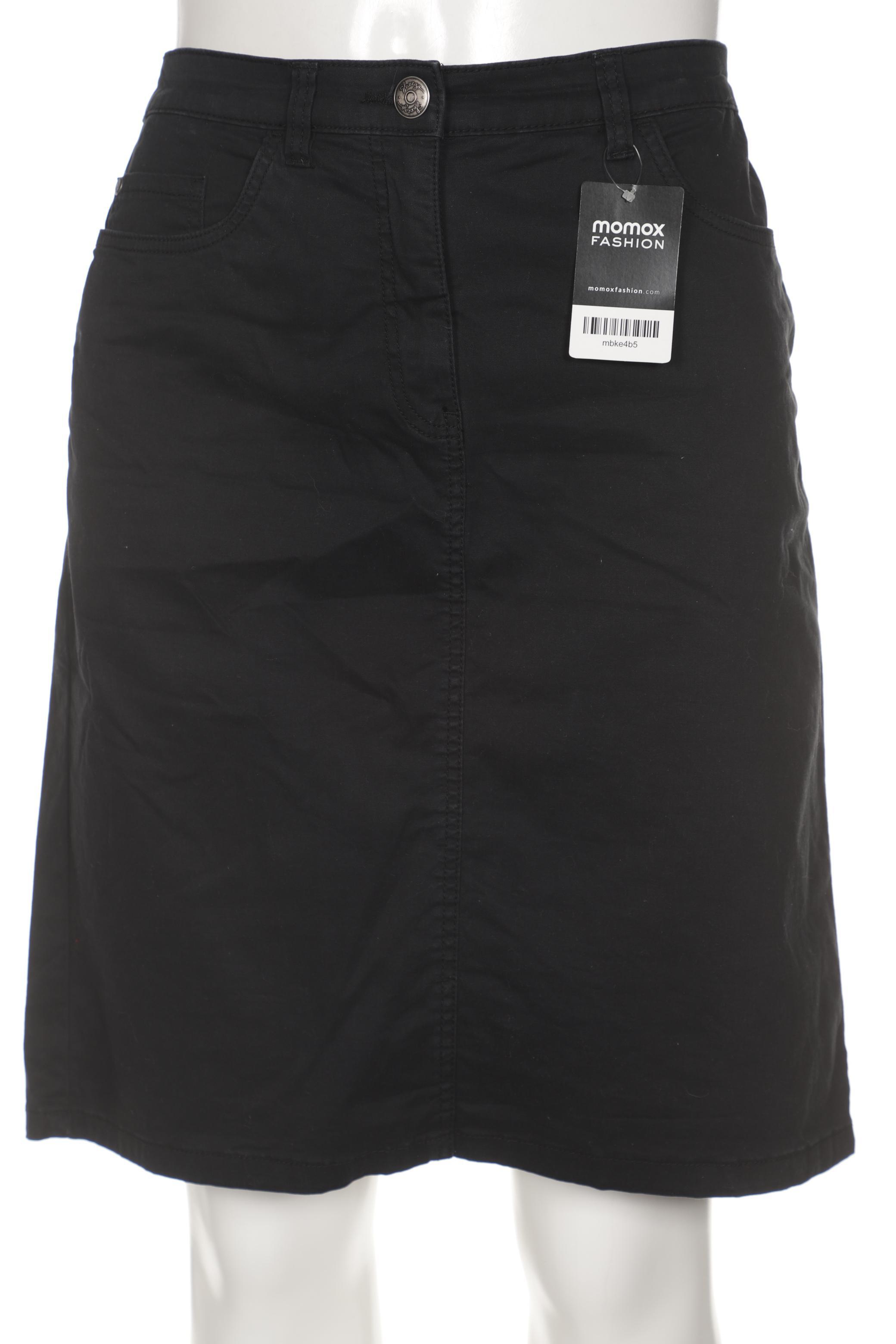 

sheego Damen Rock, schwarz