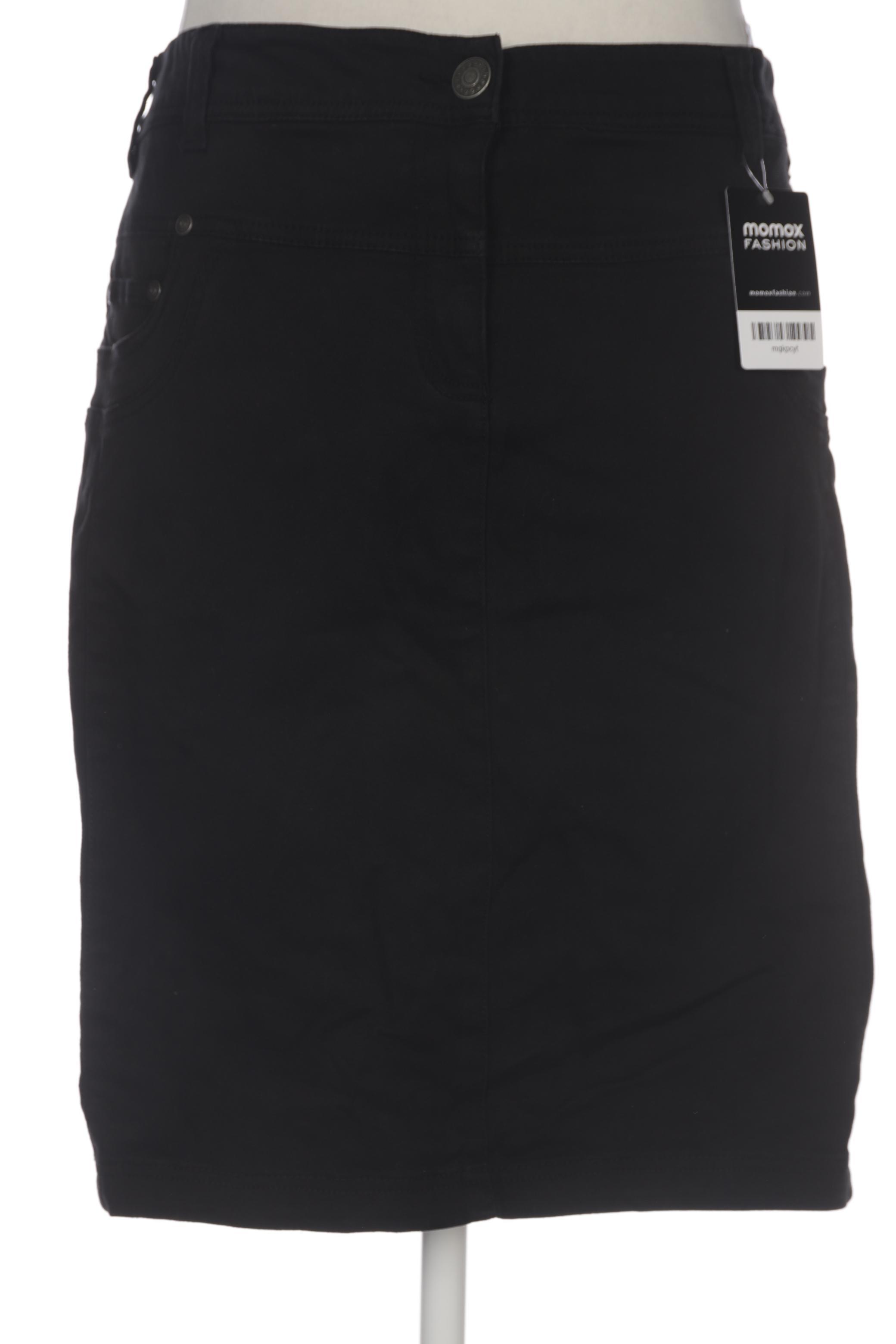 

sheego Damen Rock, schwarz, Gr. 50
