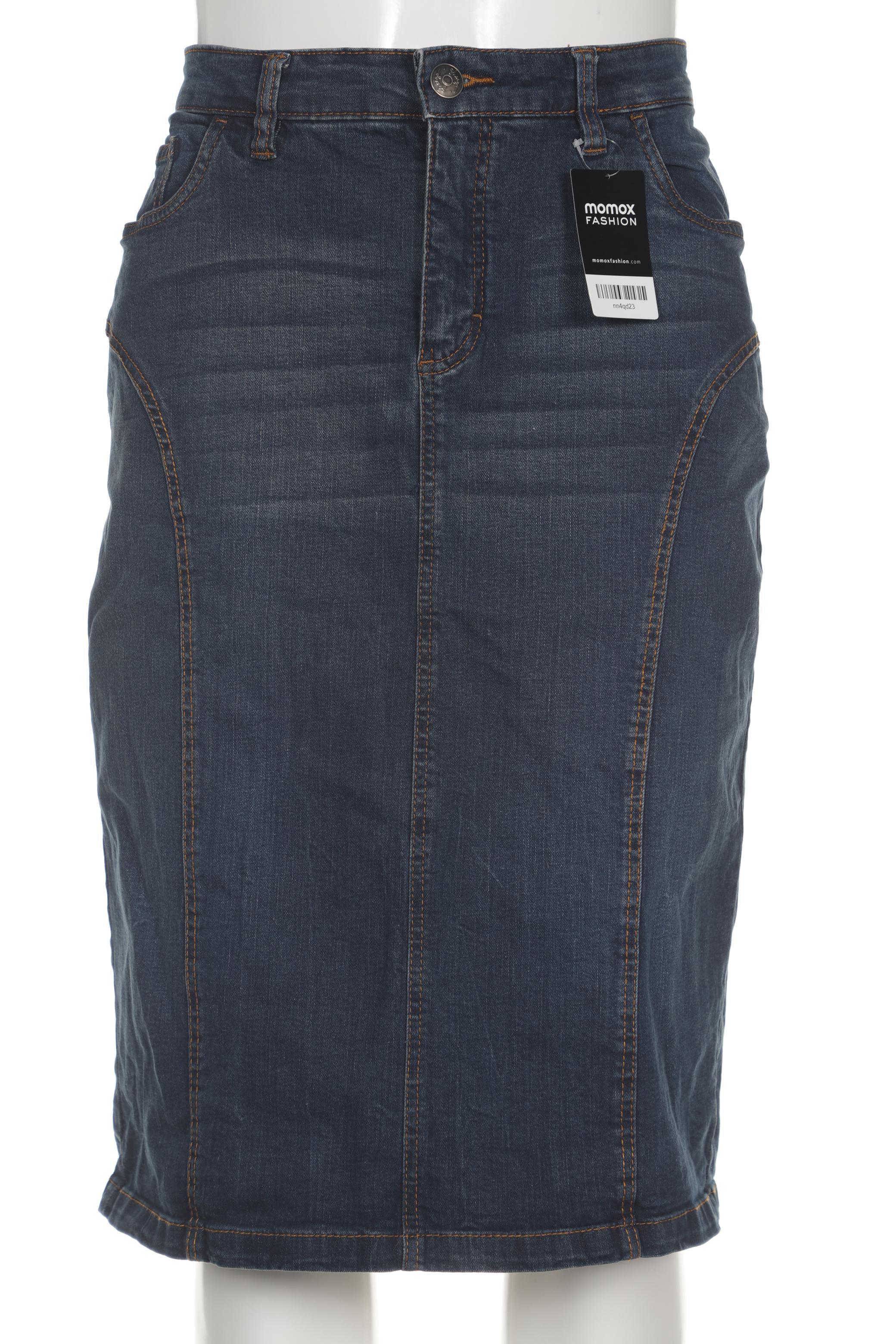 

sheego Damen Rock, marineblau, Gr. 35