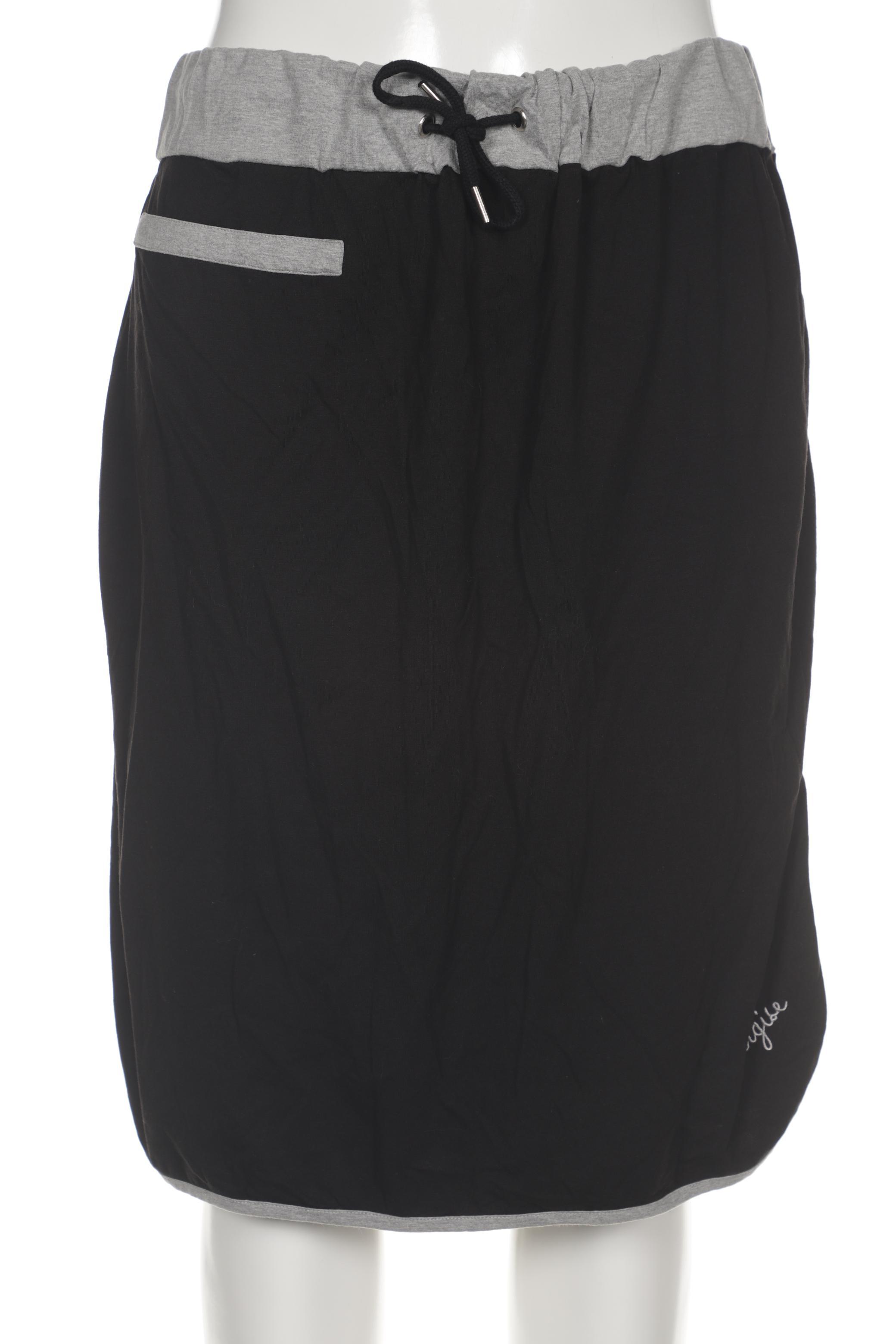 

sheego Damen Rock, schwarz