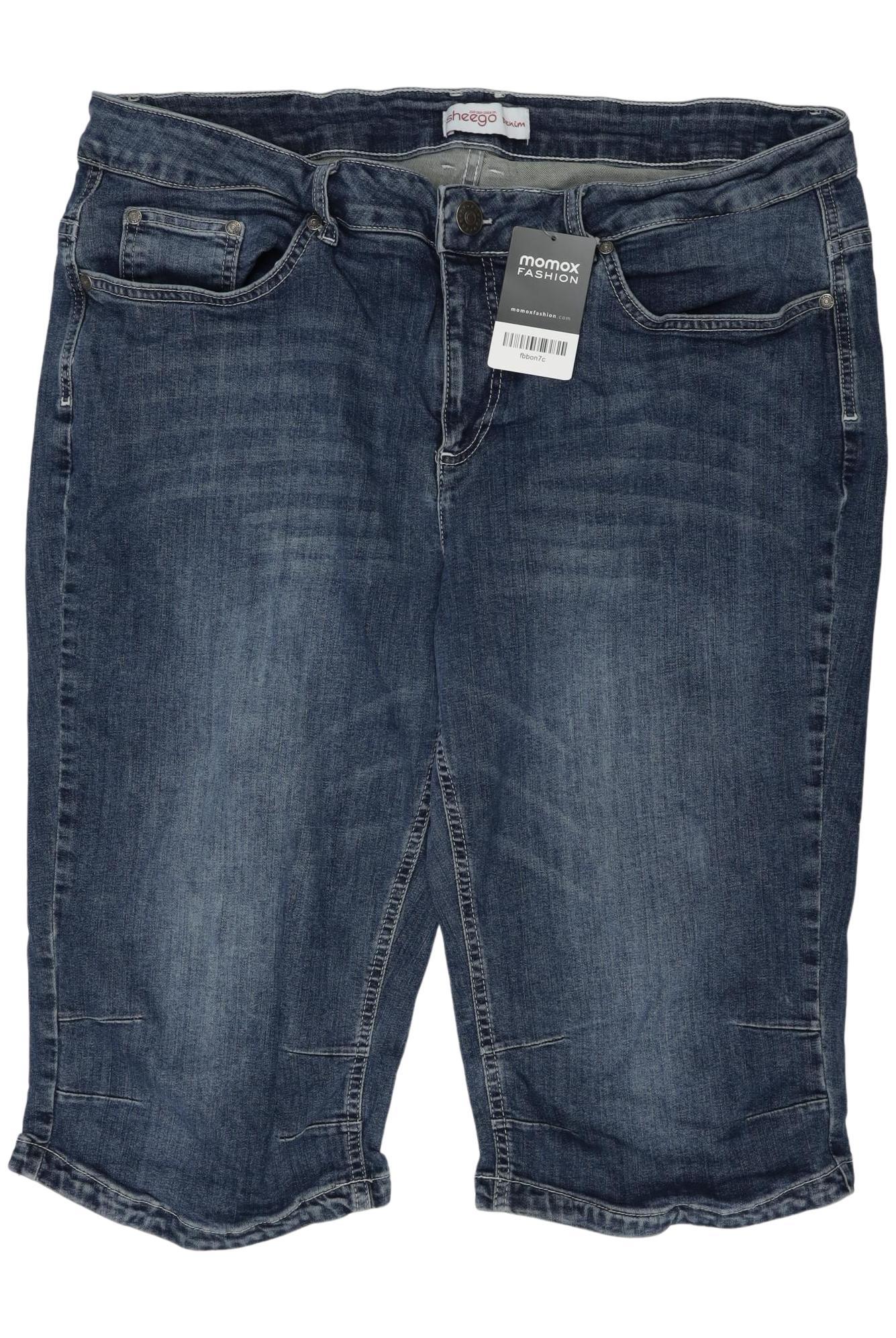 

sheego Damen Shorts, blau, Gr. 37