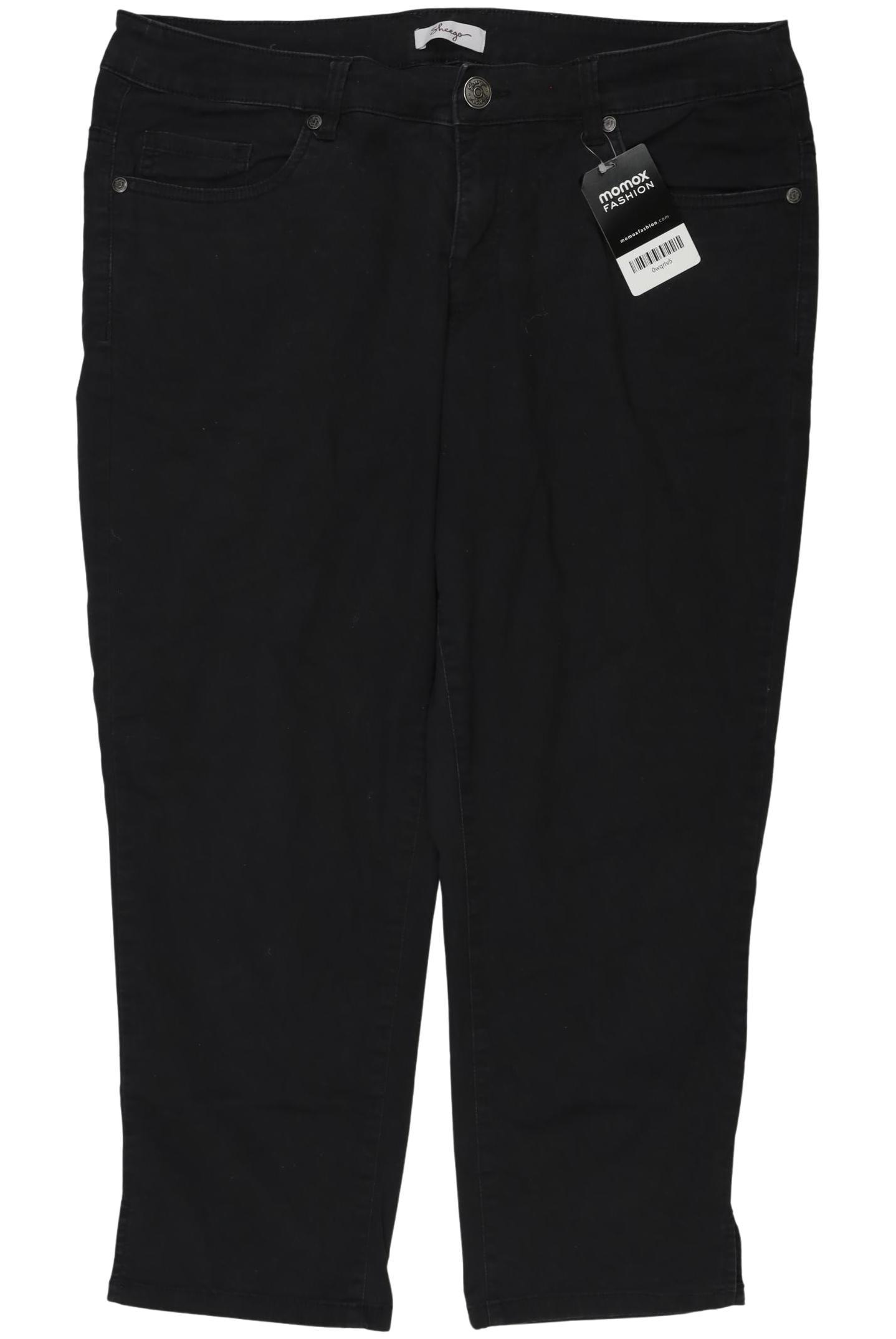 

sheego Damen Shorts, schwarz, Gr. 44