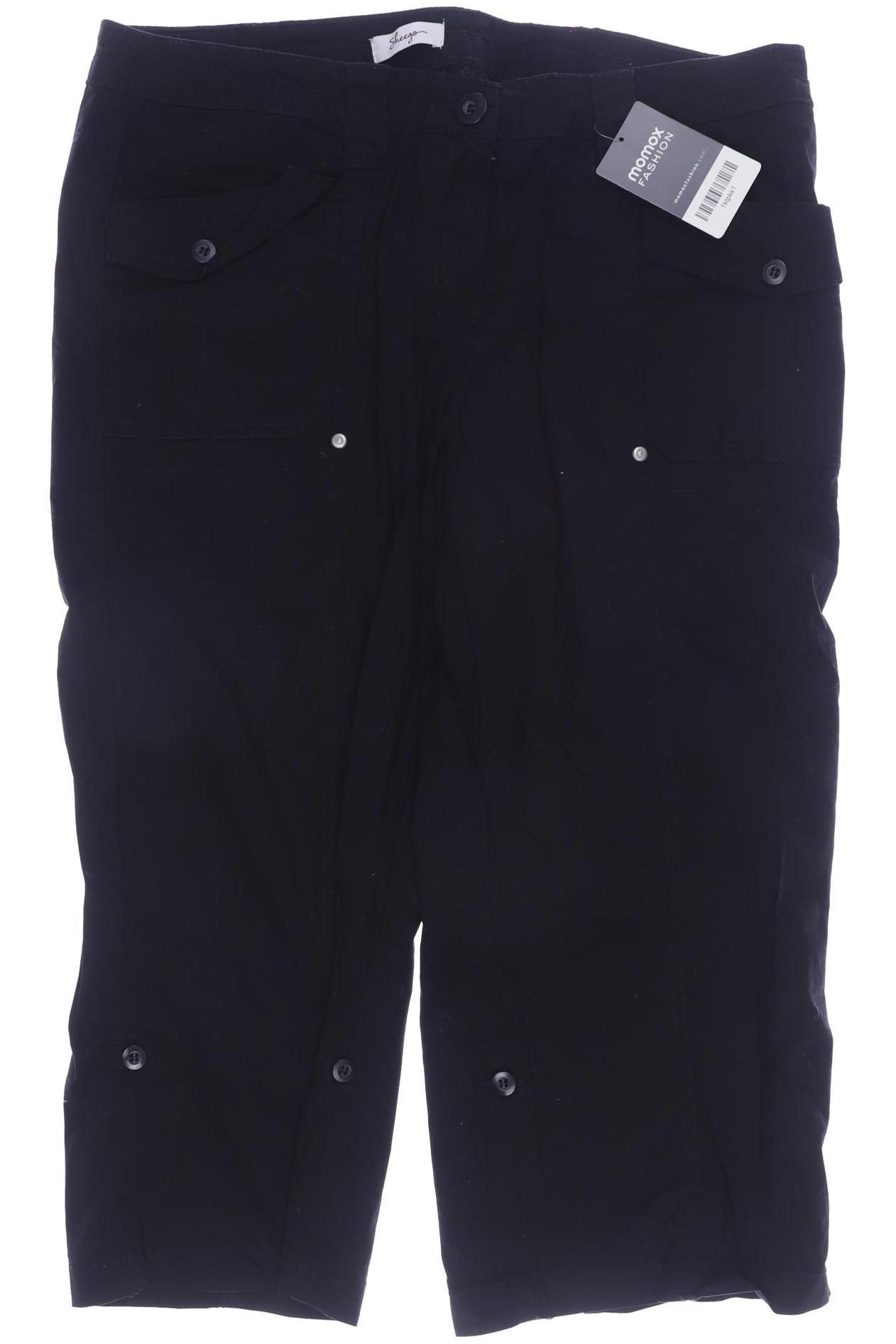 

sheego Damen Shorts, schwarz