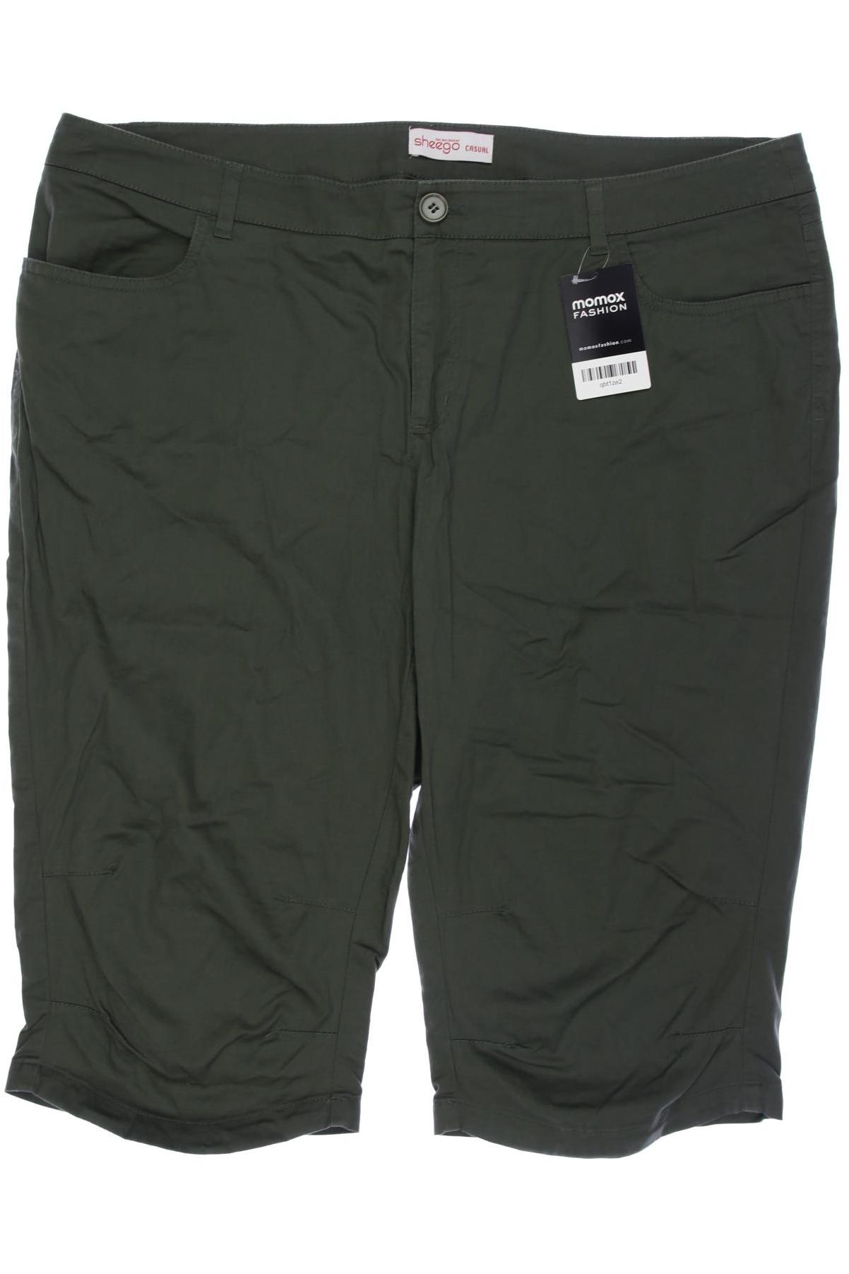 

sheego Damen Shorts, grün, Gr. 48